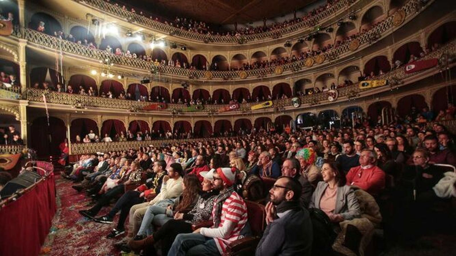Ambiente en la final del Falla en 2020.
