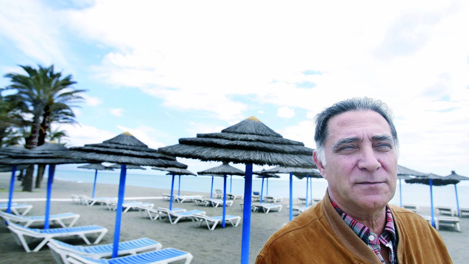 El presidente de la Federación Andaluza de Empresarios de Playa, Manuel Villafaina