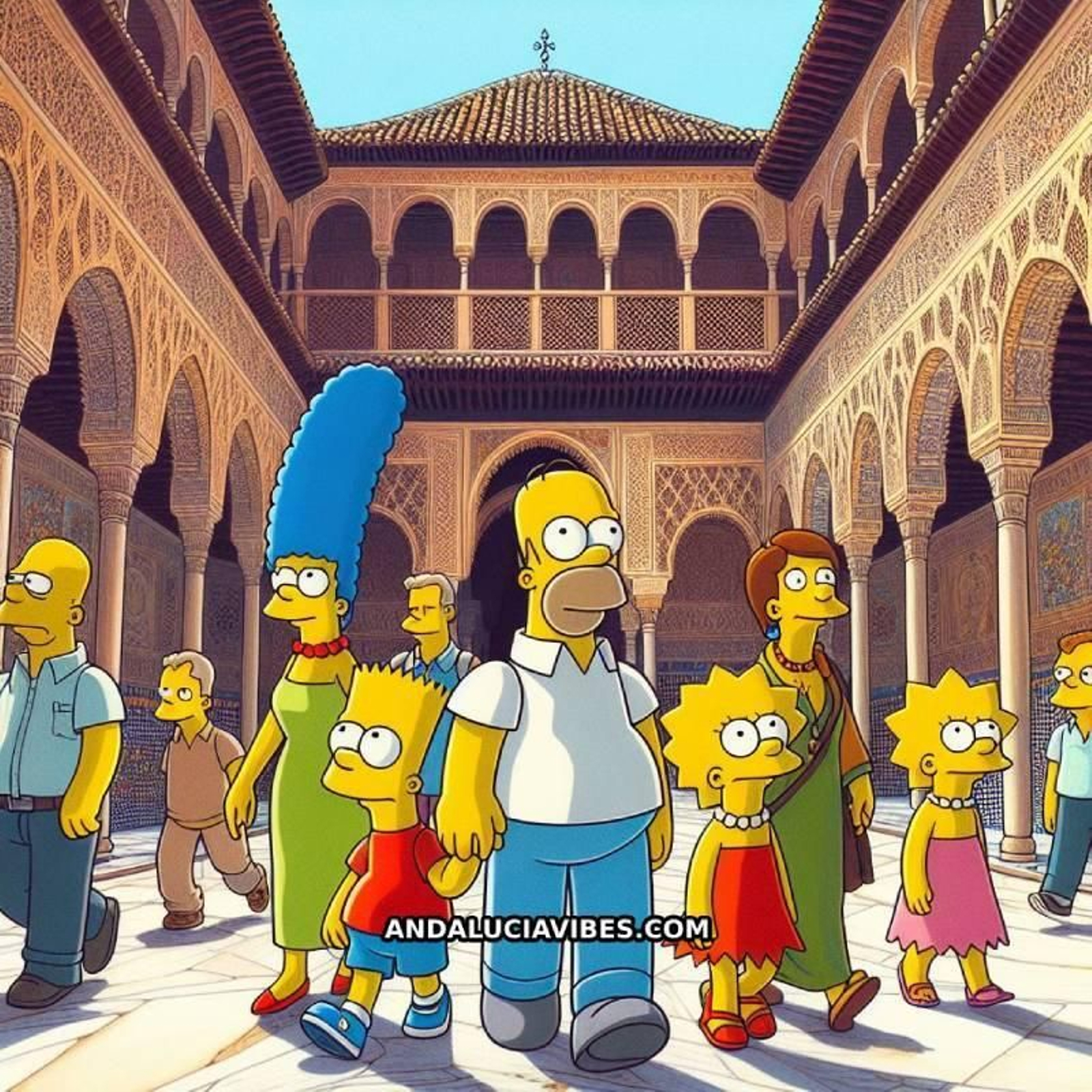 Los Simpson visitan Granada