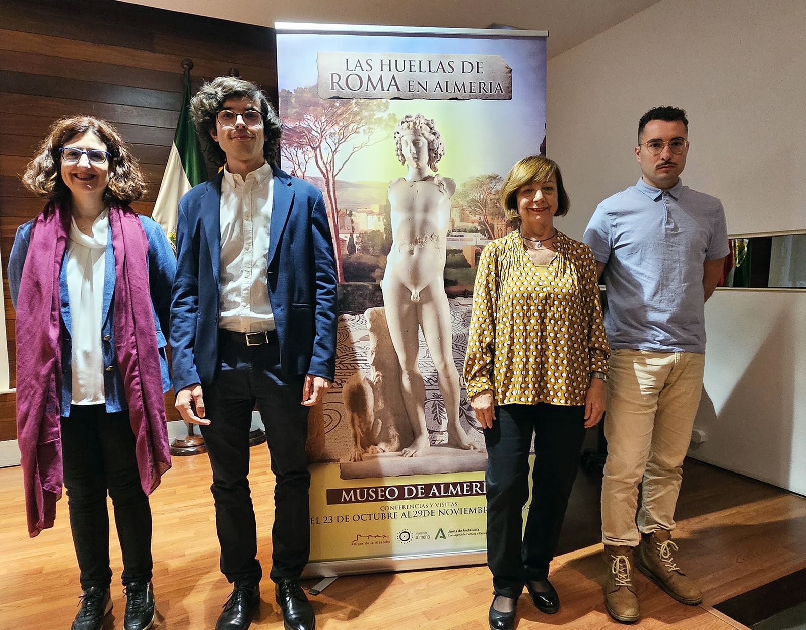 Conferenciantes de este ciclo que organiza Amigos de la Alcazaba.