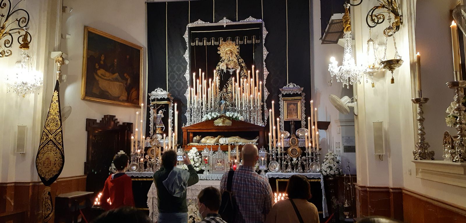 Interior de la capilla del Císter.