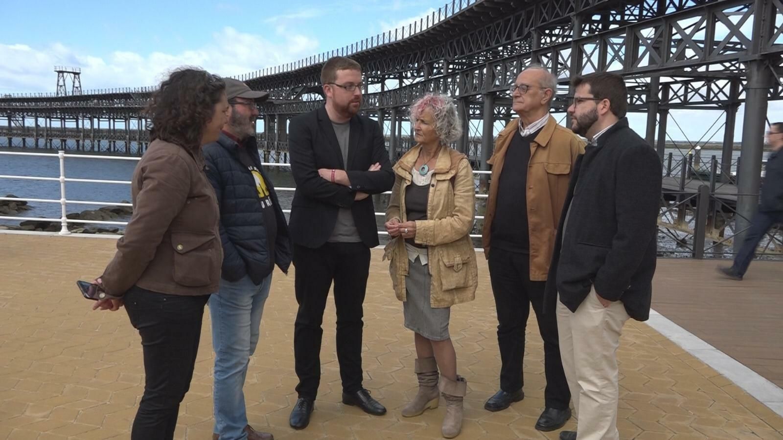 Visita al Muelle de la compañía Riotinto.