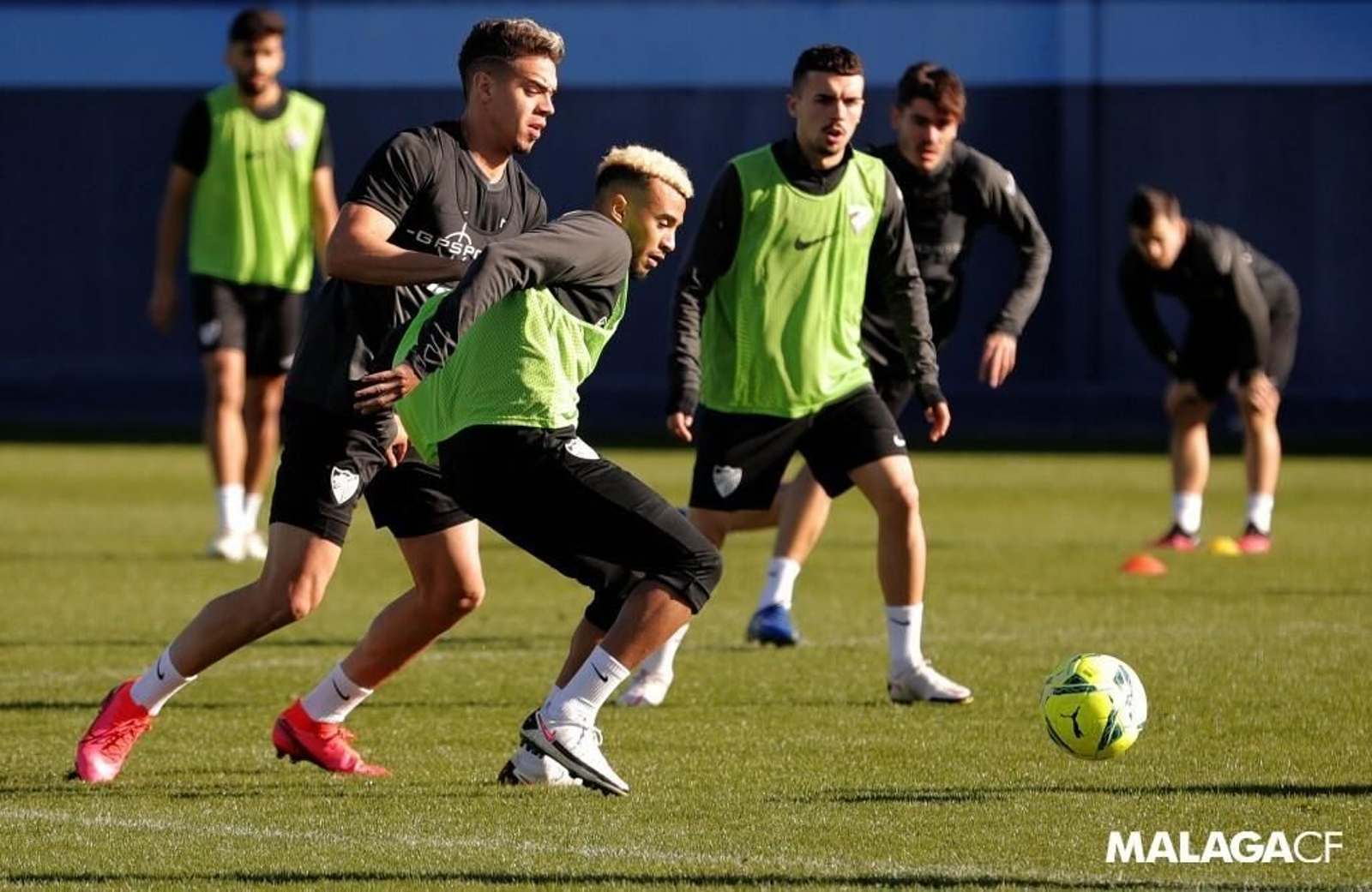 Las fotos del entrenamiento del Málaga CF