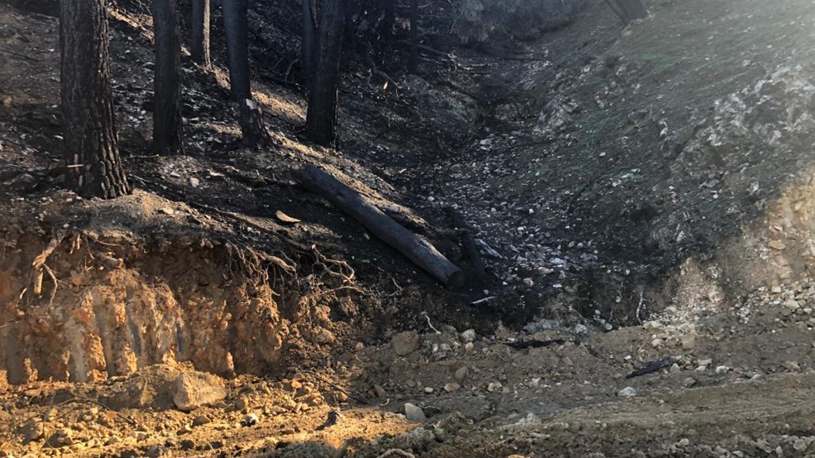 Pistas forestales en la Sierra de Mijas.
