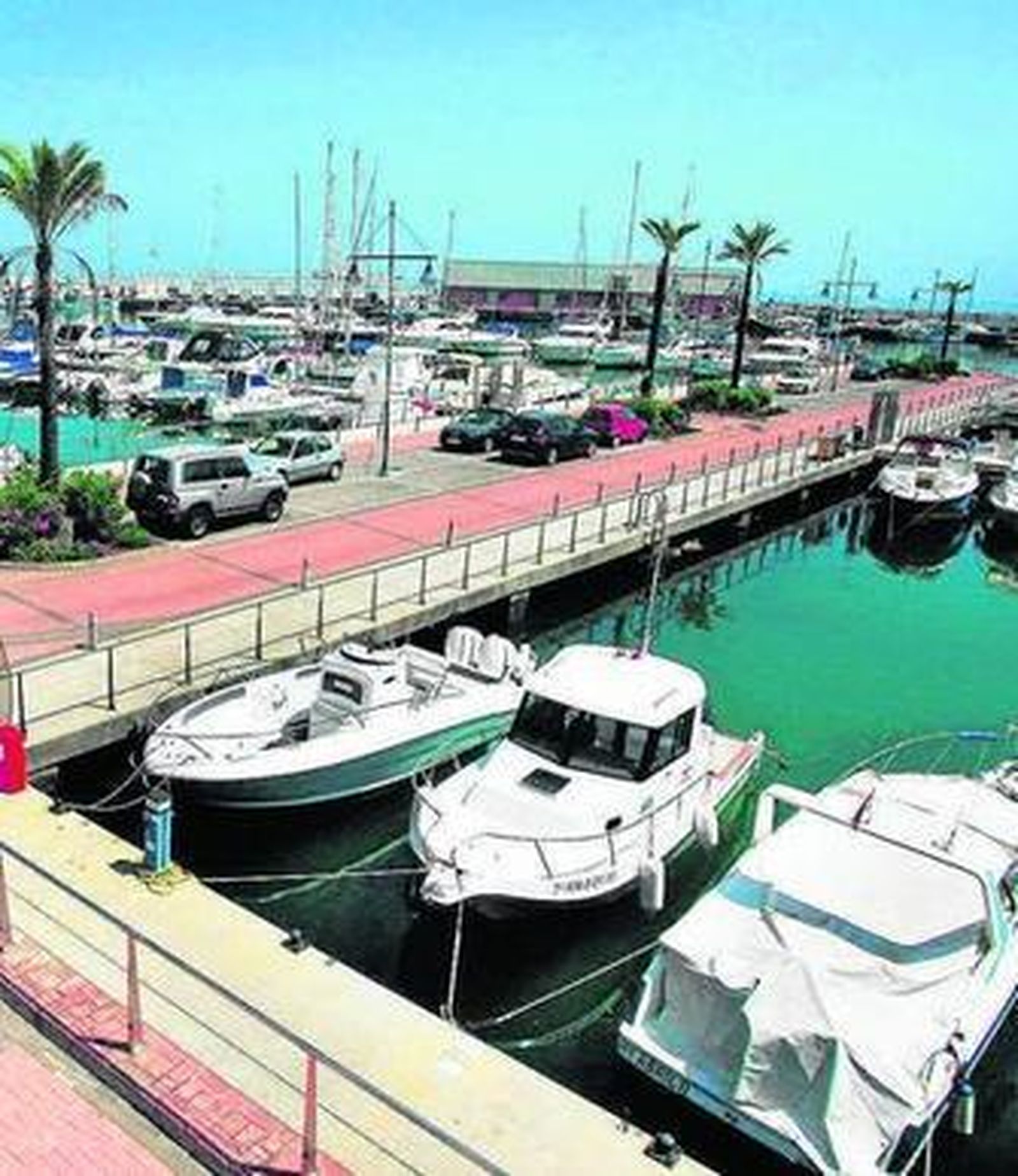 Puerto de La Bajadilla, en Marbella.