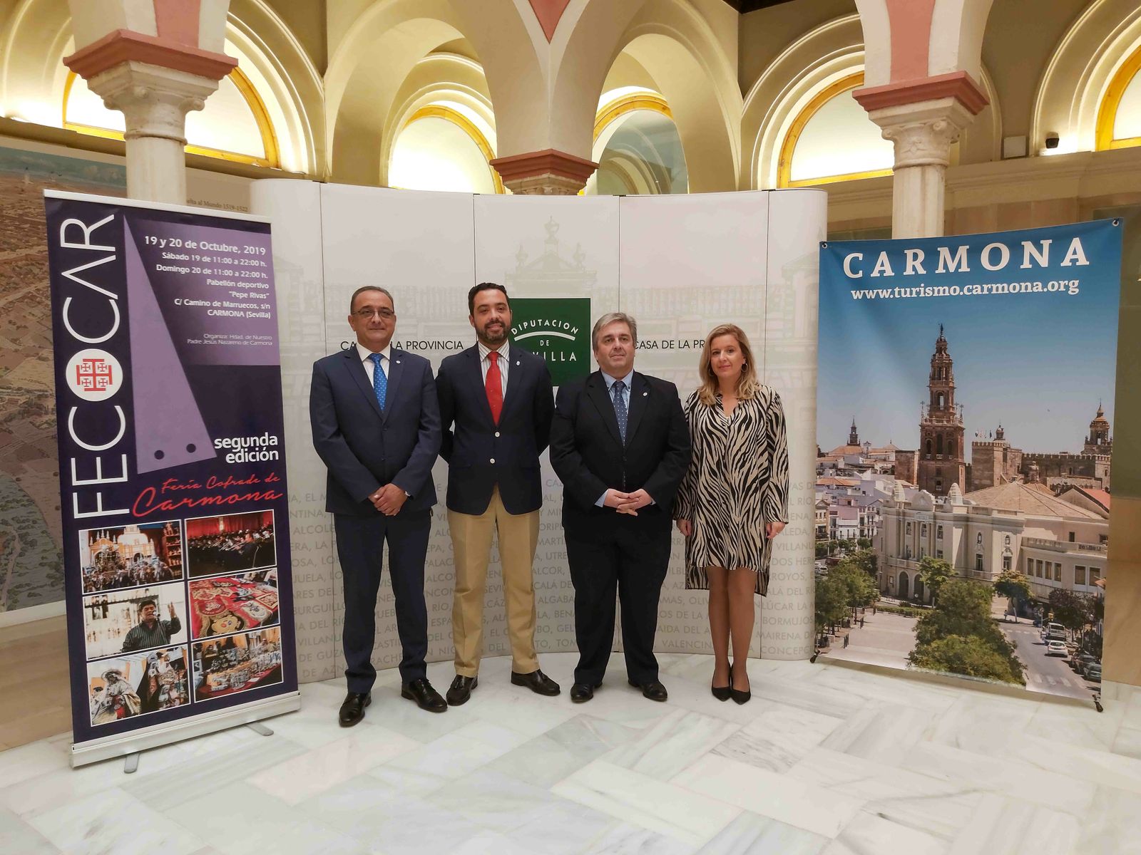 La Feria Cofrade de Carmona ha sido presentada en la Casa de la Provincia.