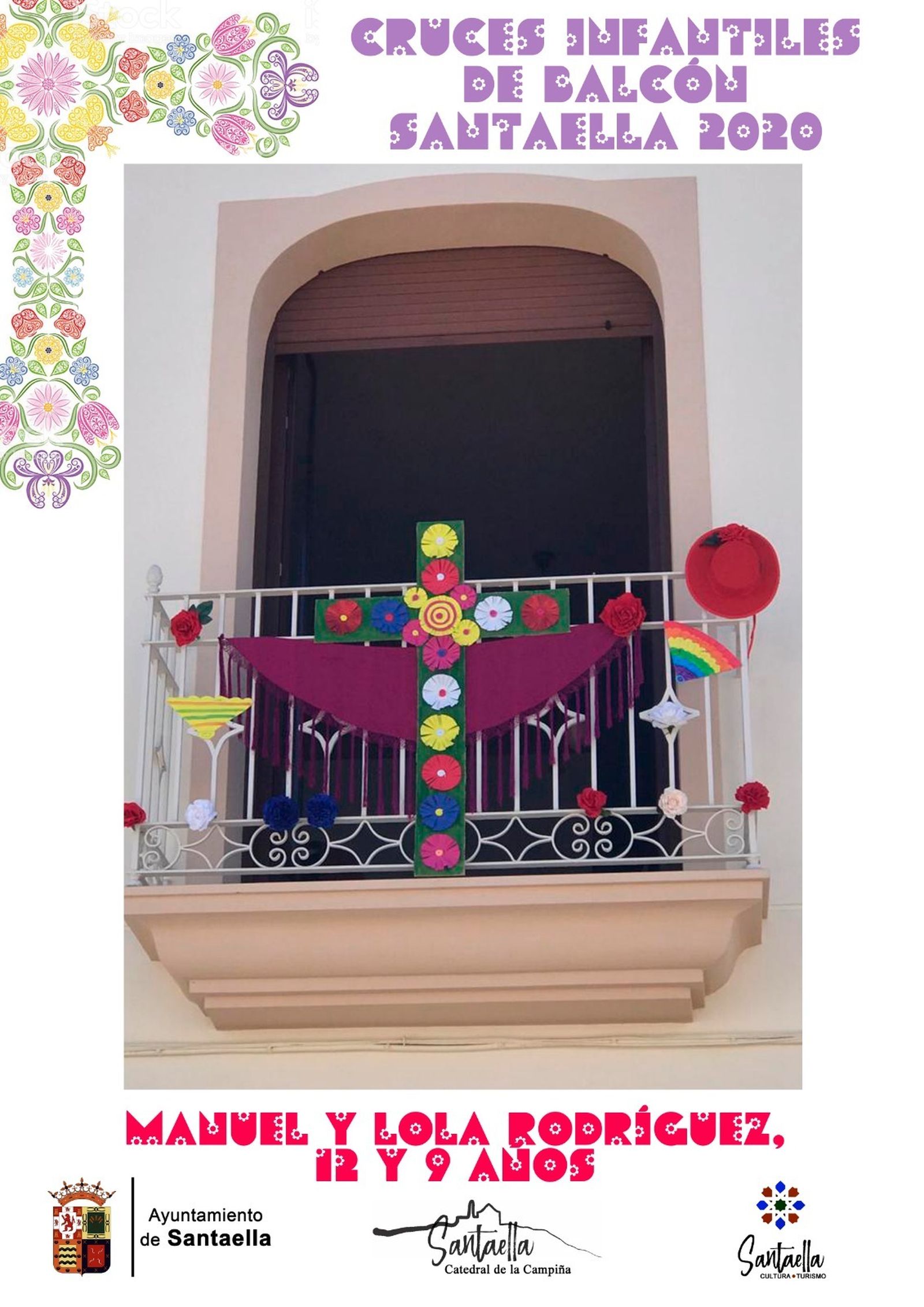 Así son las Cruces de Mayo de los niños de Santaella