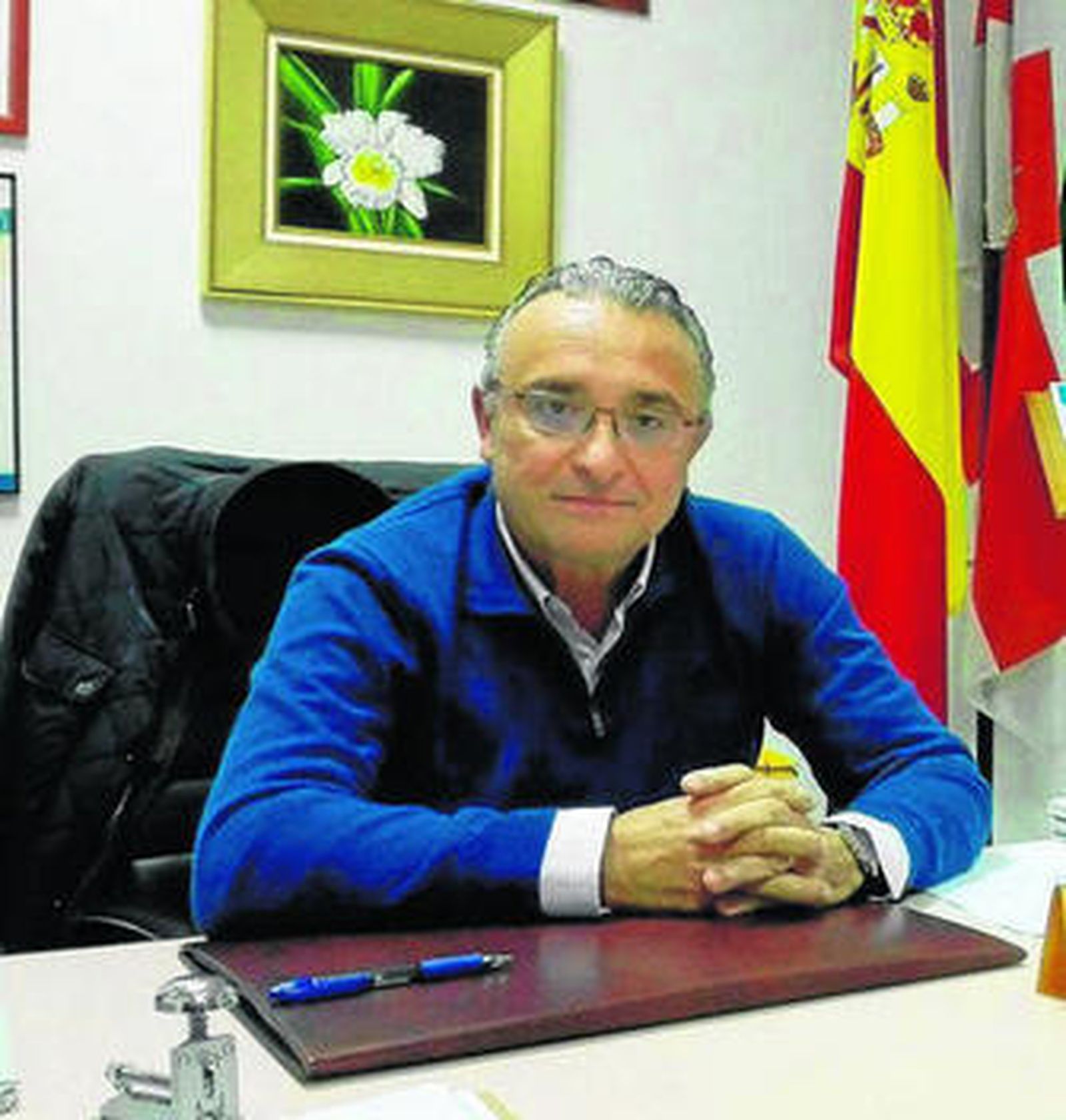 Jesús Rodríguez en su despacho del Instituto Alhamilla.
