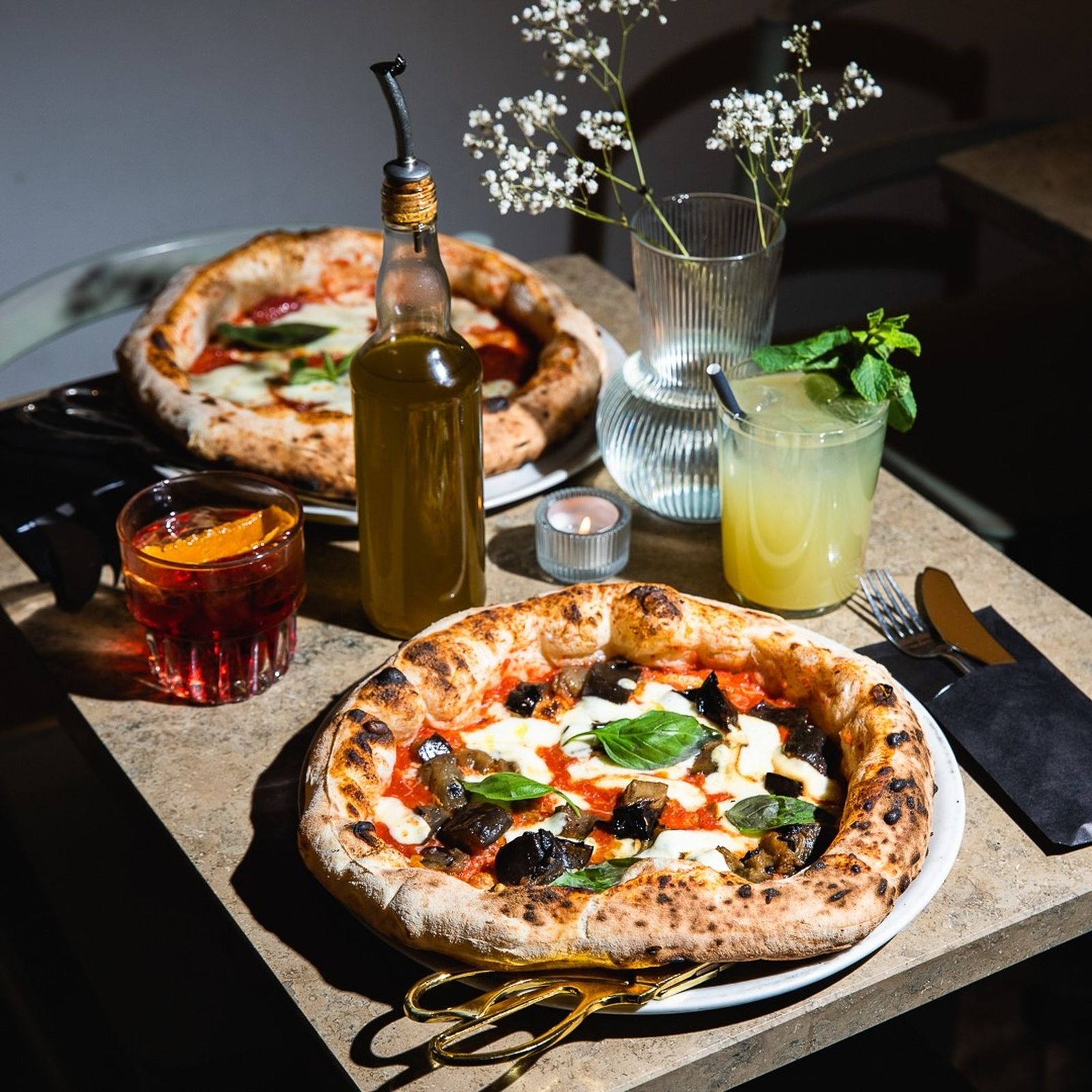 Auténtica pizza napolitana en Berlín.