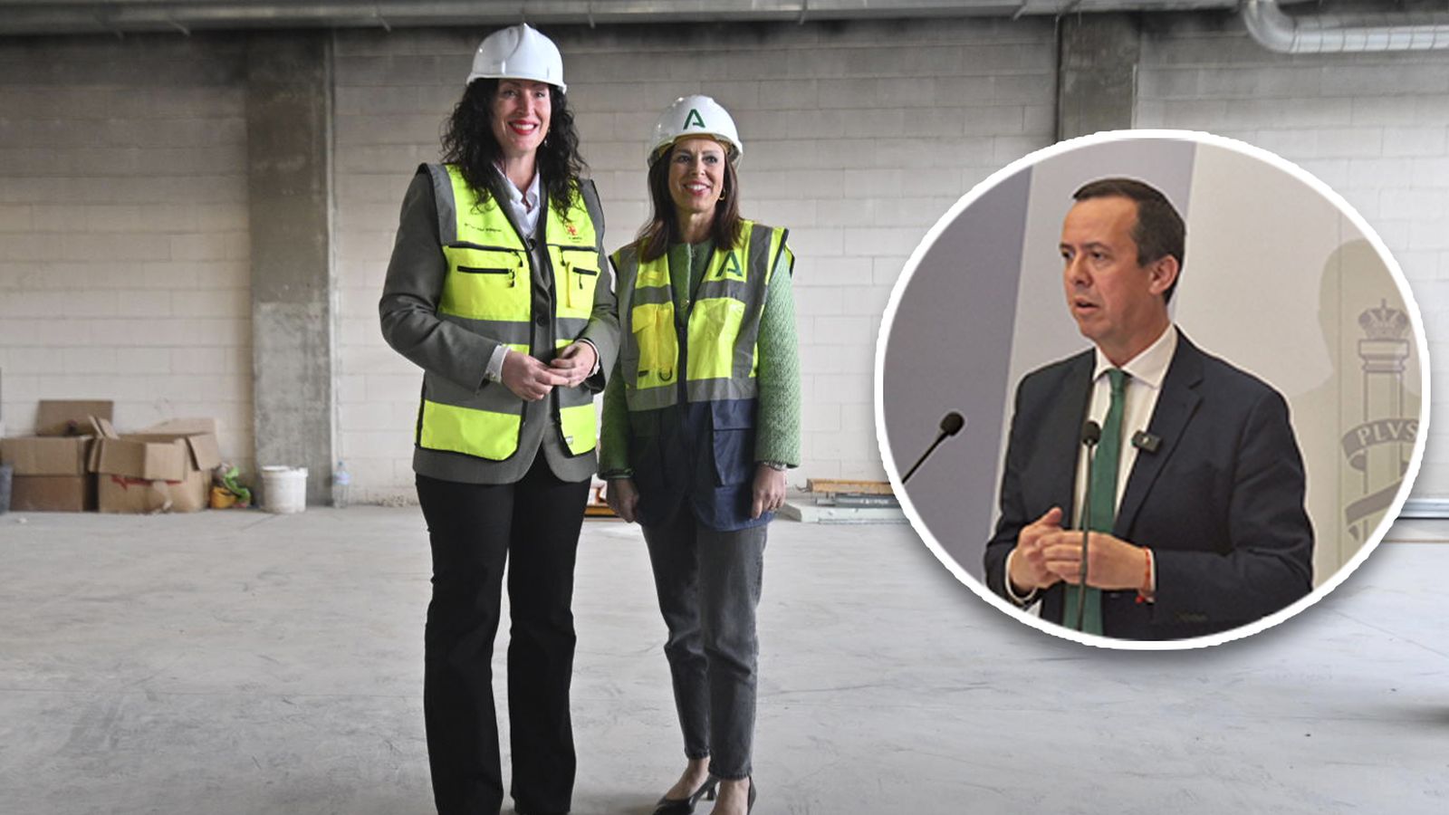 La visita de la alcaldesa de Almería y la consejera de Vivienda ha cabreado al subdelegado del Gobierno.