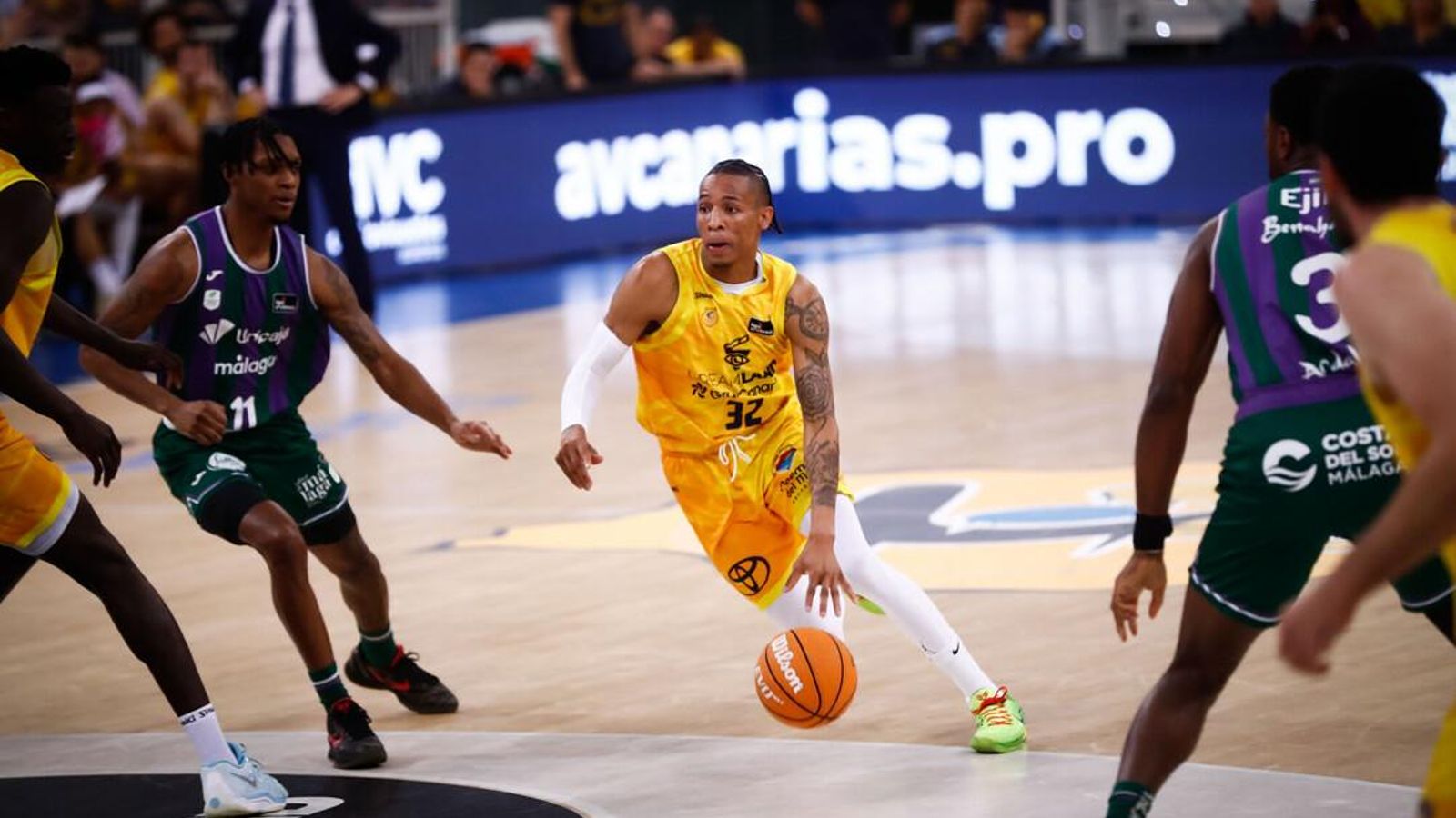 El Gran Canaria-Unicaja, en fotos