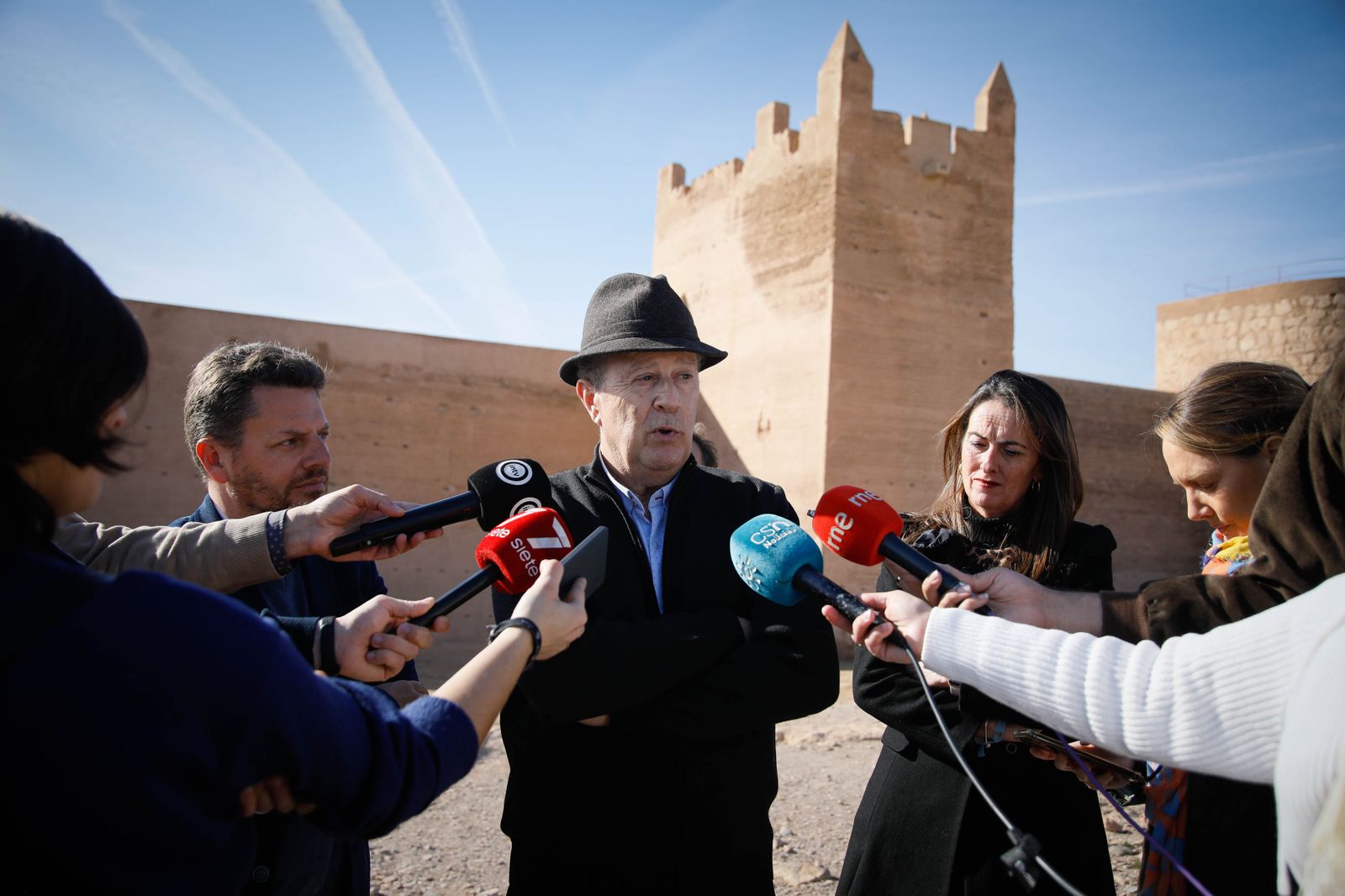 Las imágenes de la restauración de la Muralla de San Cristóbal