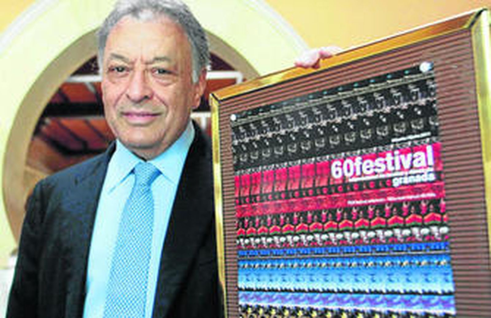 Zubin Mehta, ayer, en Granada.