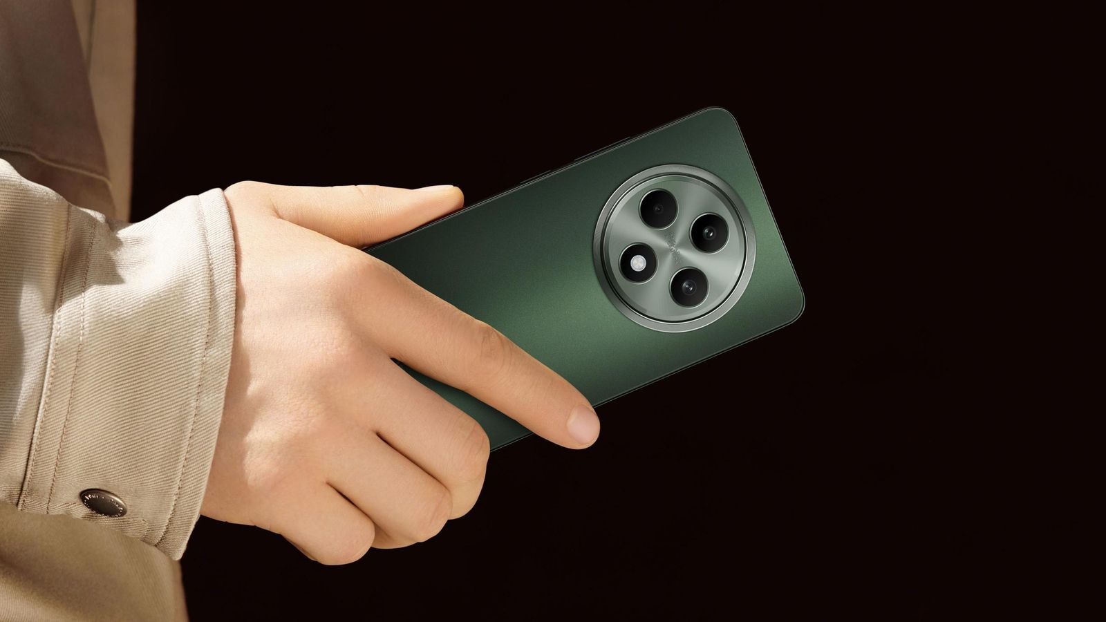 Oppo Reno 12 F 5G y Oppo Reno 12 FS 5G, acabado Black Green