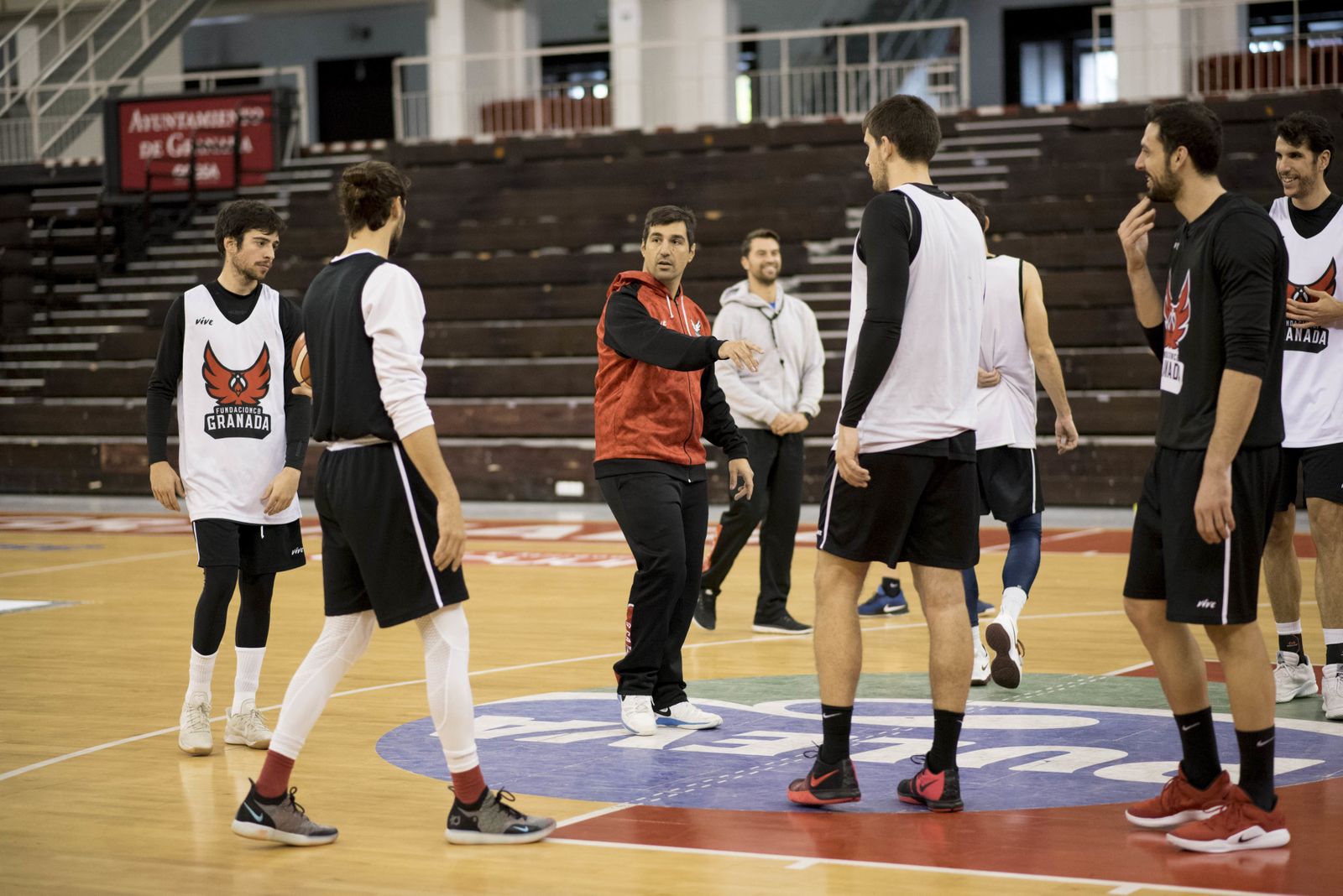Pablo Pin prepara con intensidad el partido ante el Huesca
