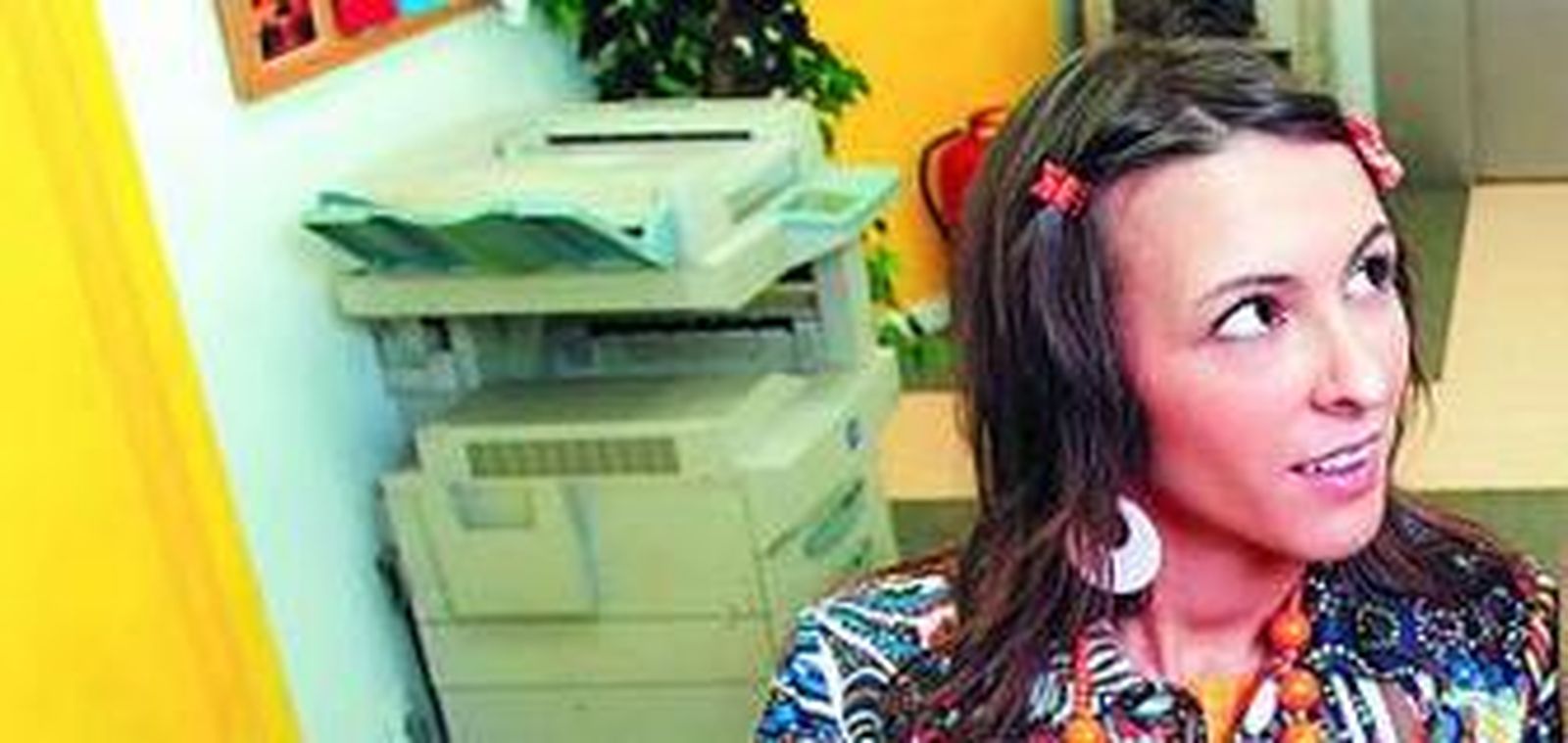 La actriz Esperanza Pedreño en el papel de Cañizares, de 'Cámera café'.