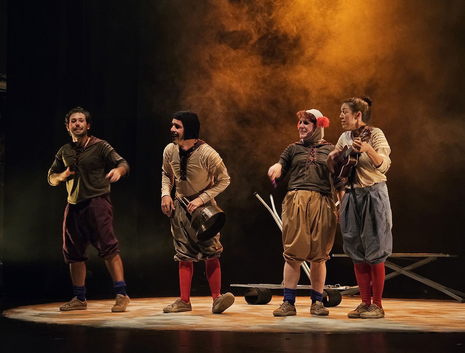 Los actores que participan en ‘La loca historia del Siglo de Oro’.