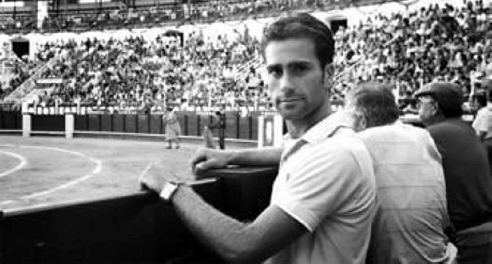 El novillero Alejandro Sánchez, ayer, en el callejón de La Malagueta.