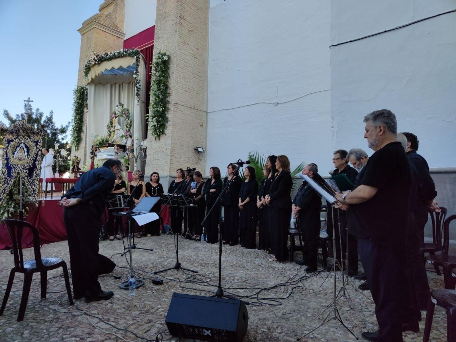 Santaella celebra el 450 aniversario de la primera salida procesional de la Virgen del Valle, en fotografías