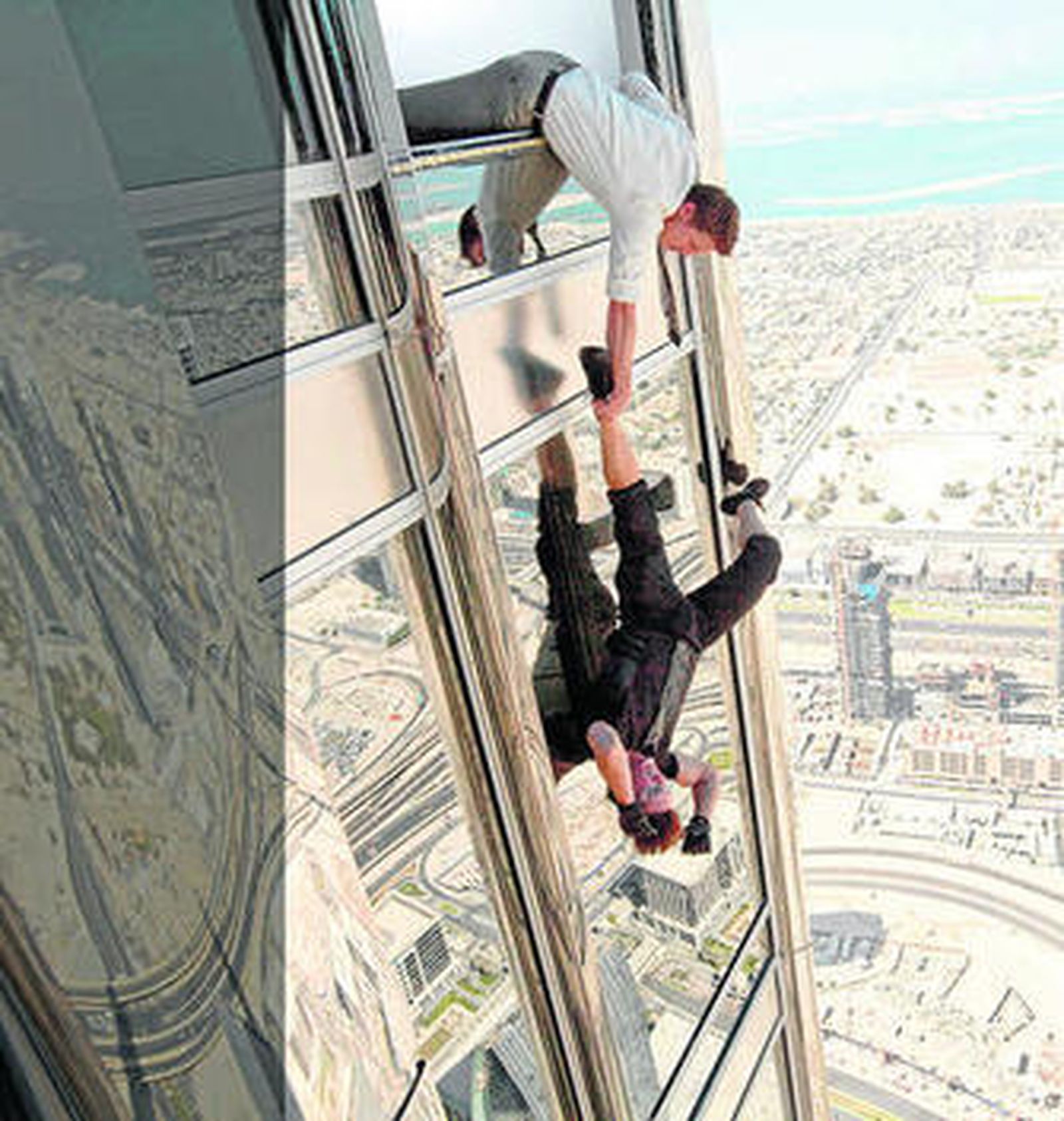 Imagen de la cuarta entrega de 'Misión imposible'.