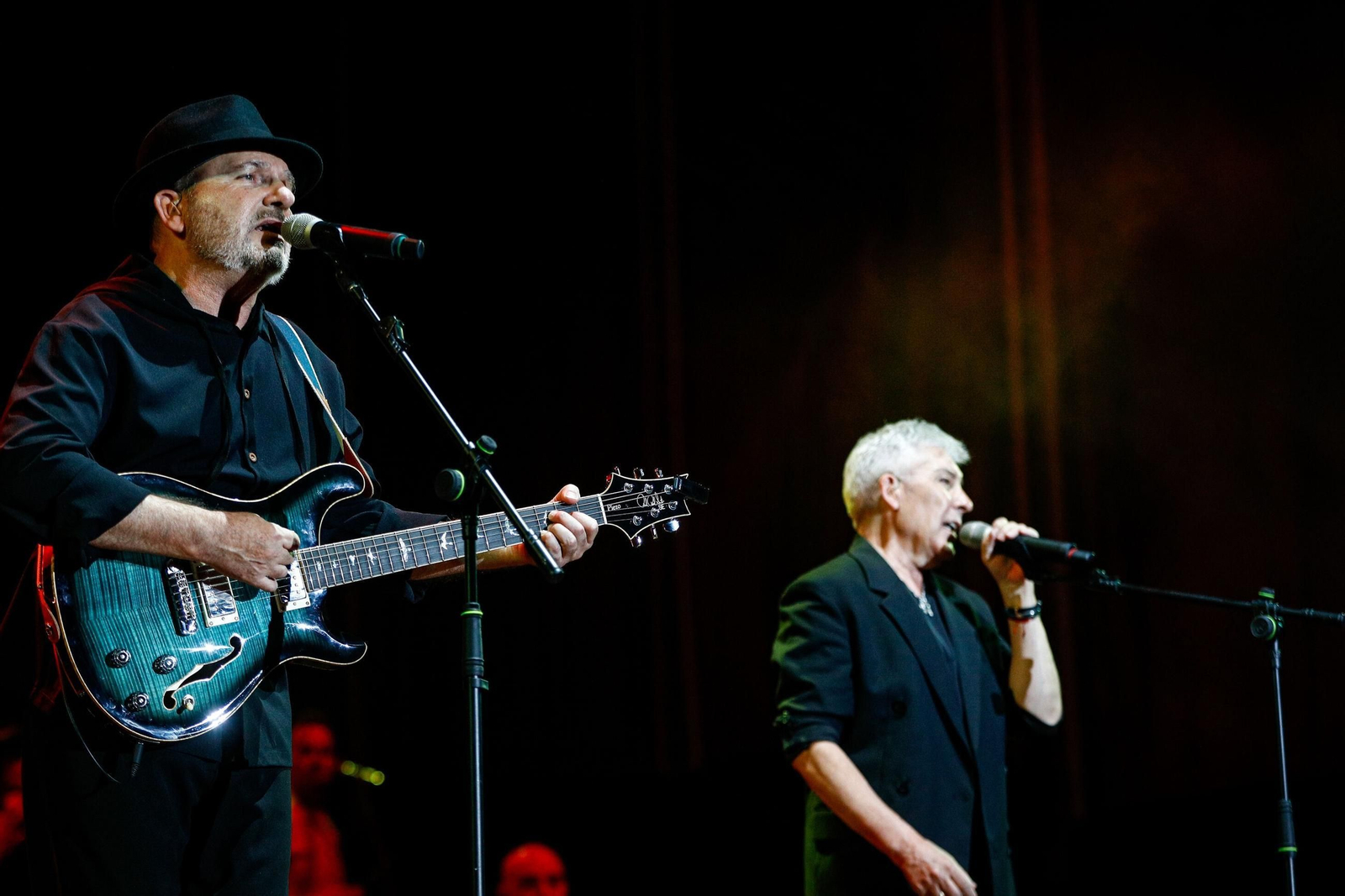 Pecos, durante un concierto.