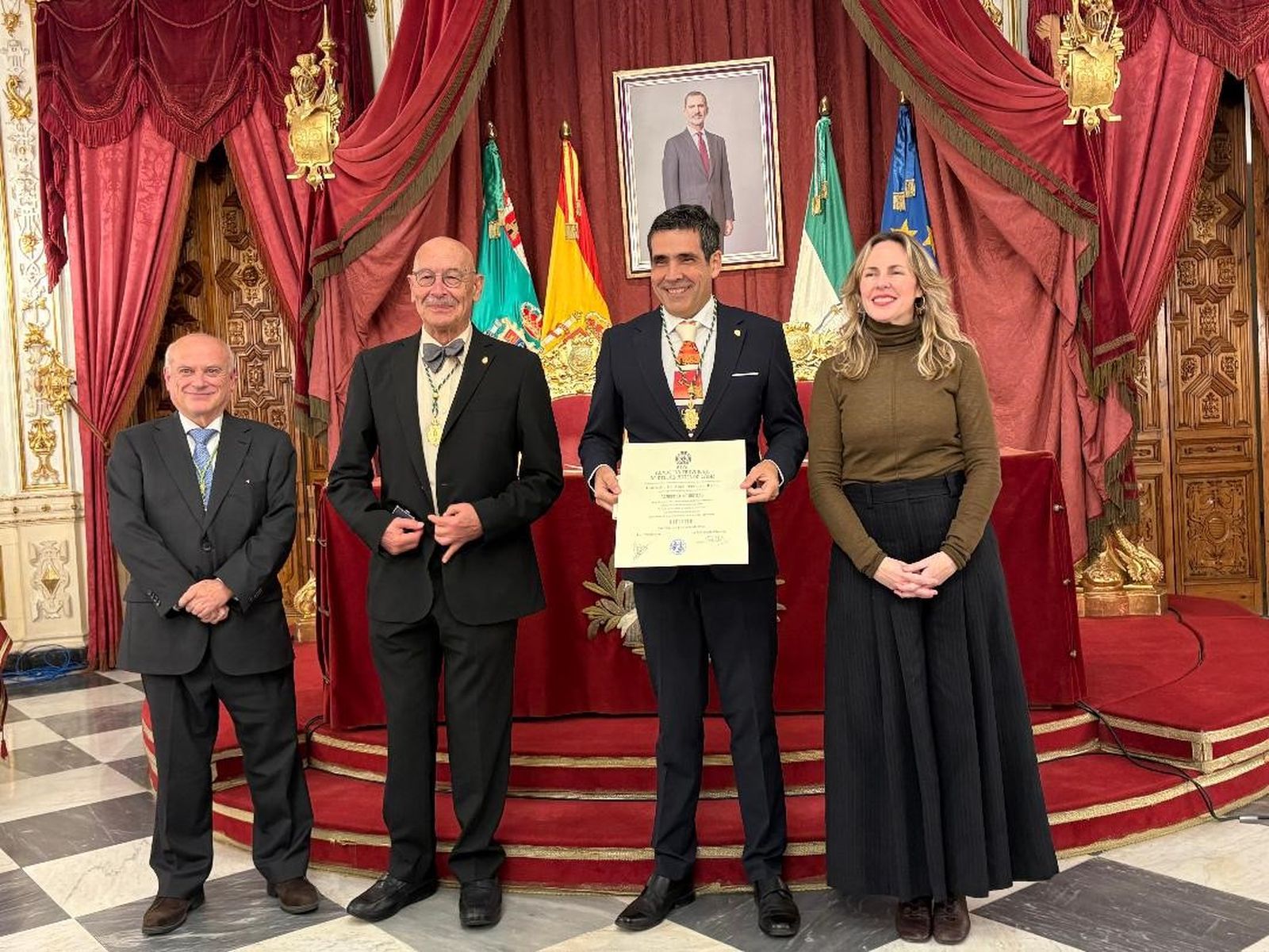 Bernardo Palomo, Pablo Juliá, Abel Ippólito Ruiz y Vanesa Beltrán.