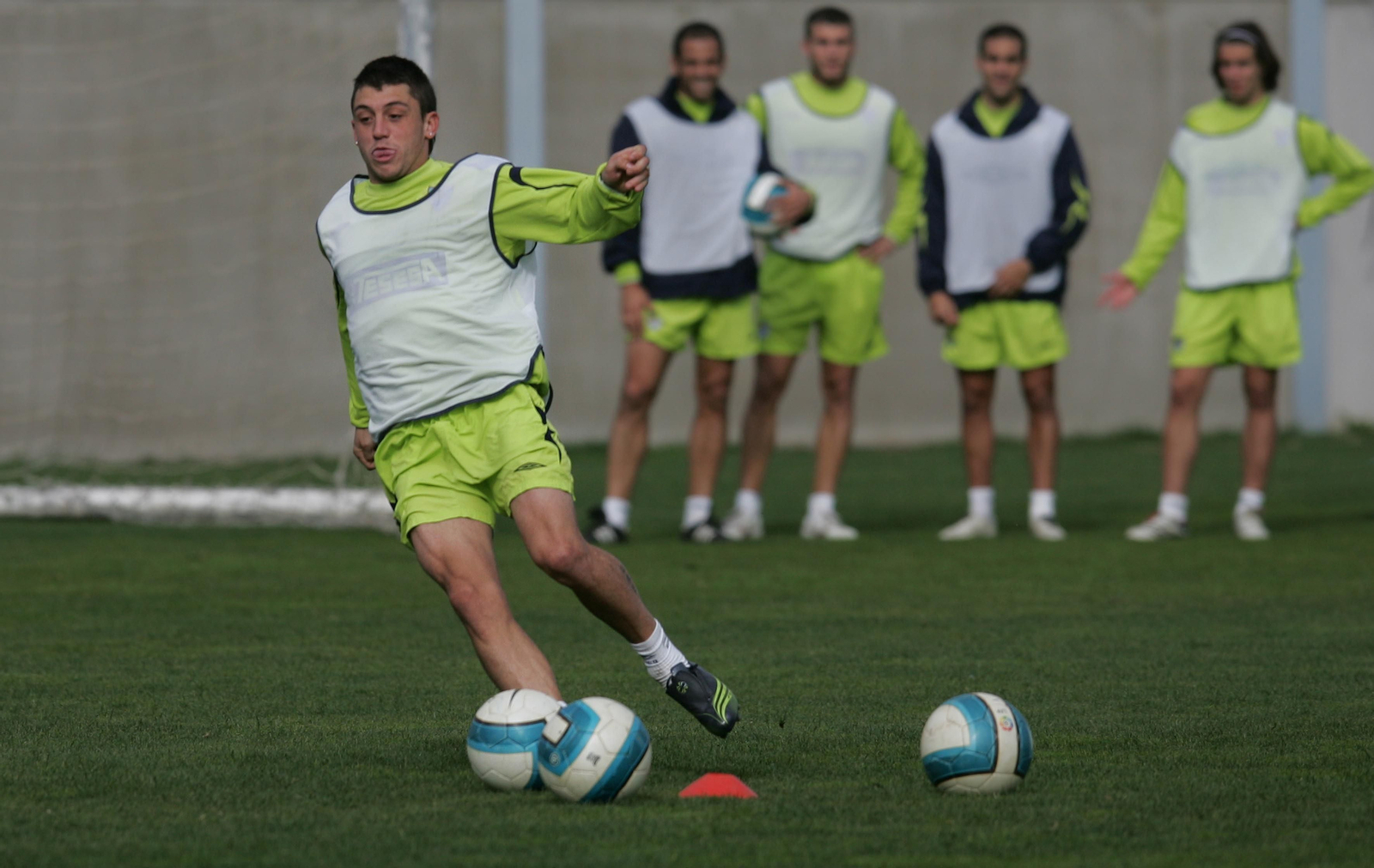 Las fotos de Jonatan Valle con el Málaga CF