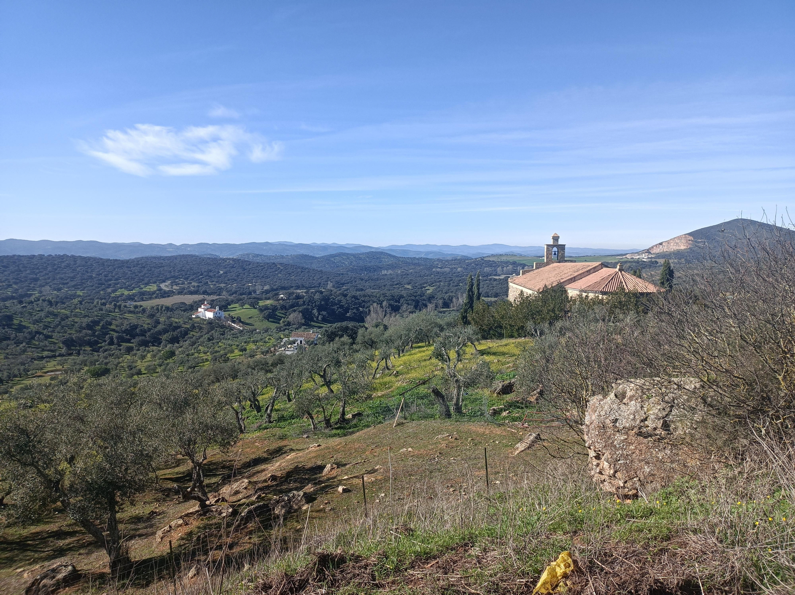 Tendremos una vistas bonitas de la Sierra Norte.
