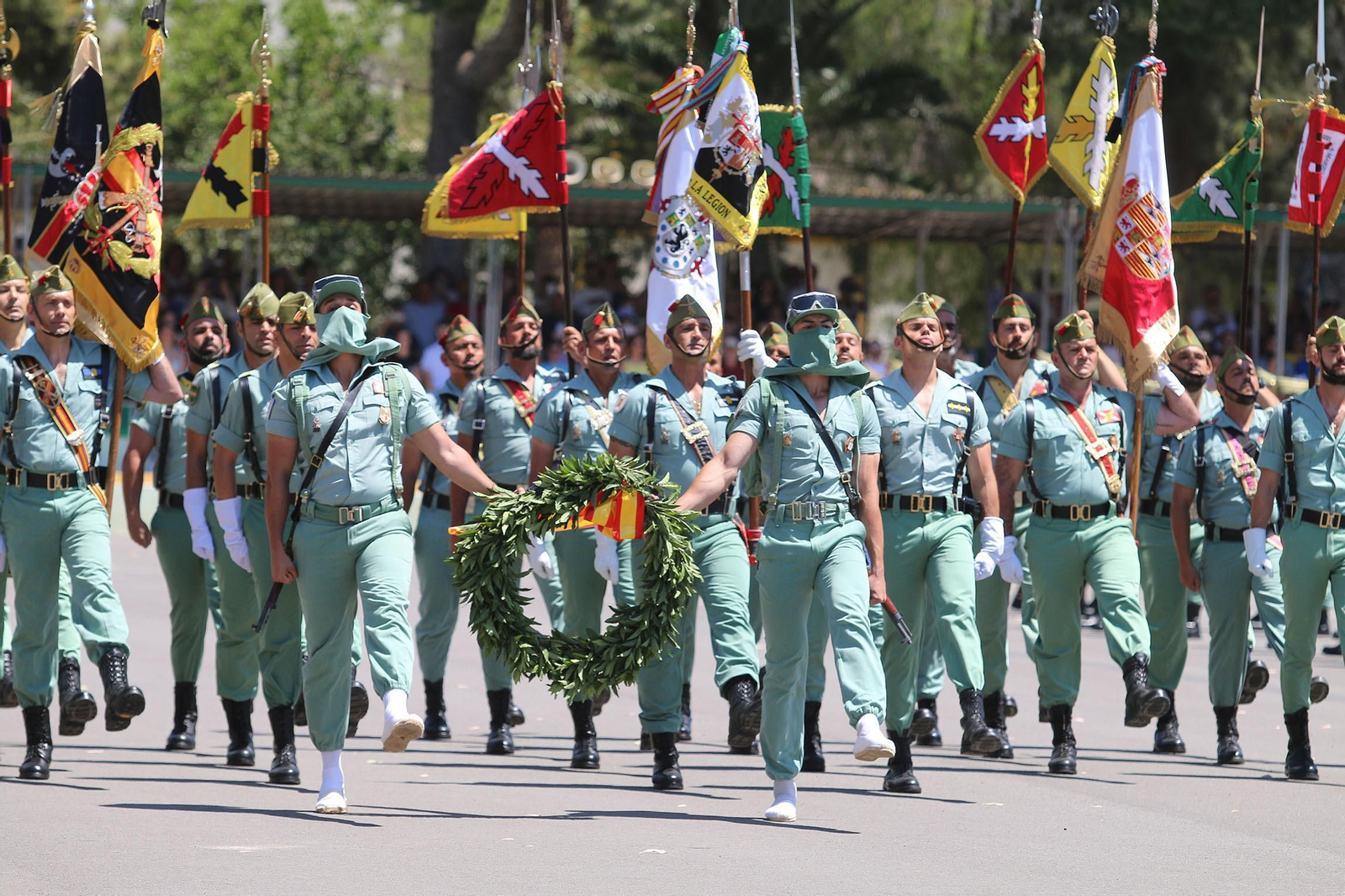 Fotogalería del desfile del Sábado Legionario DIFAS 2022