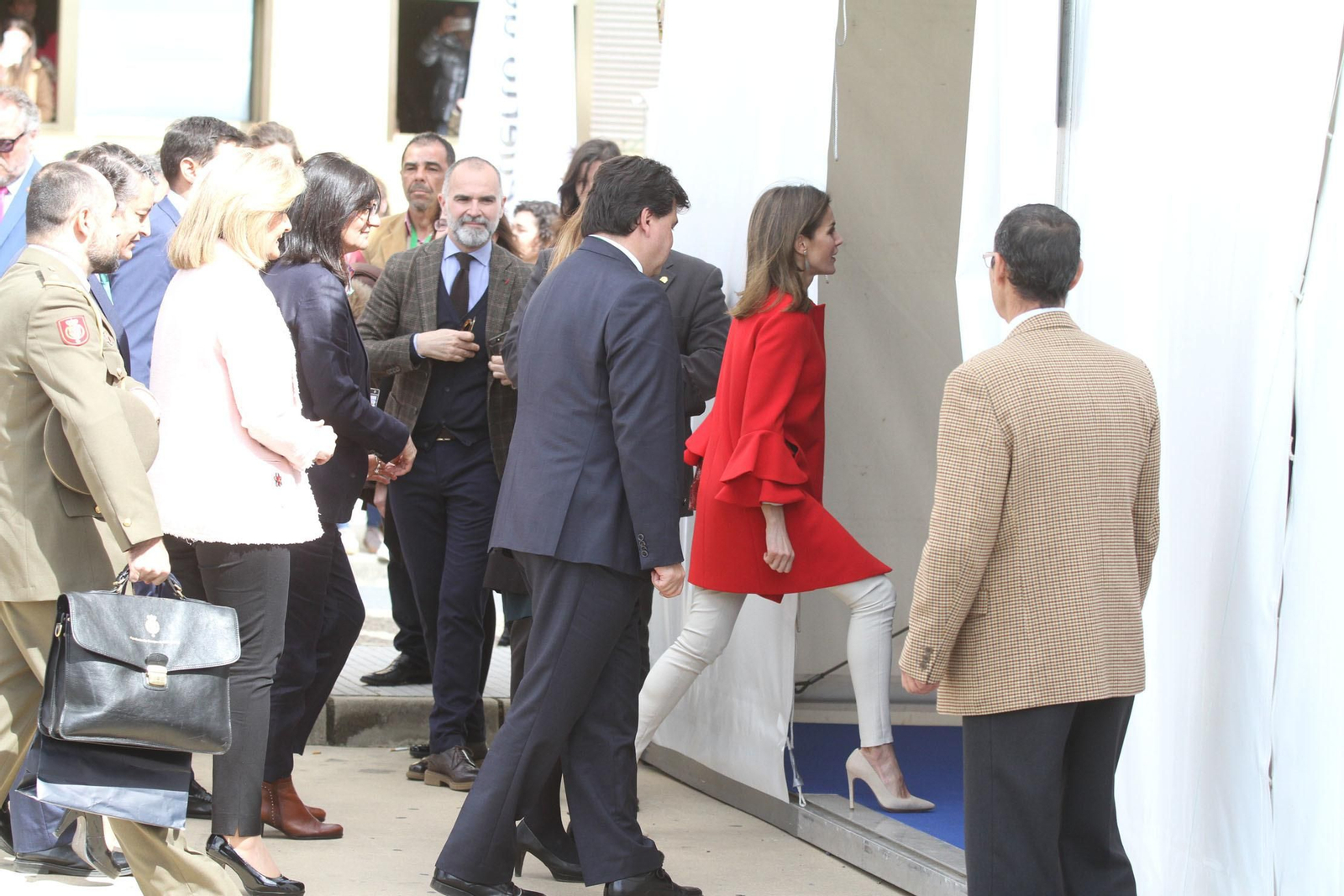Imágenes de la visita de la reina Letizia a Huelva