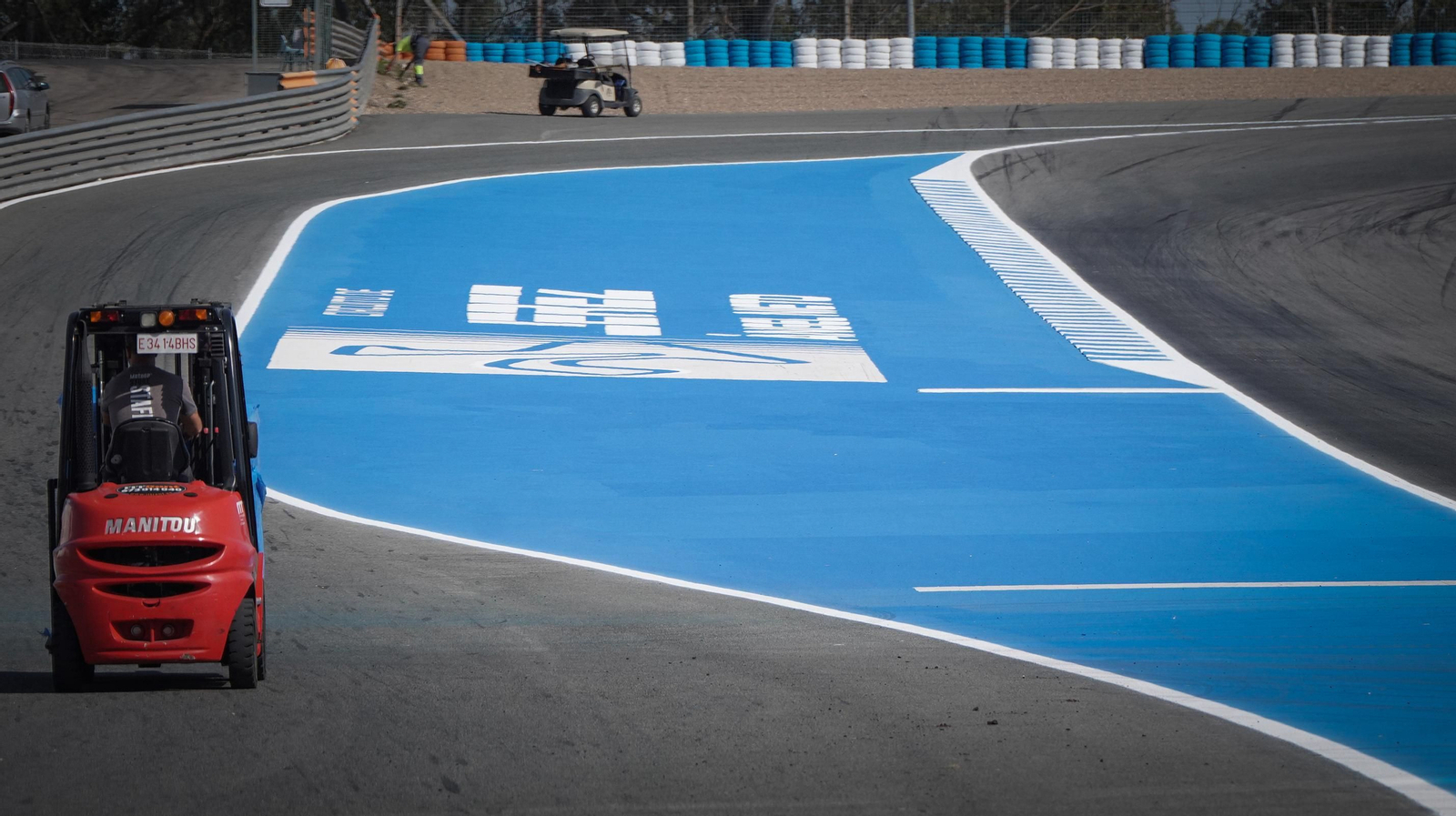 Imágenes de los preparativos para el Mundial Moto GP 2024