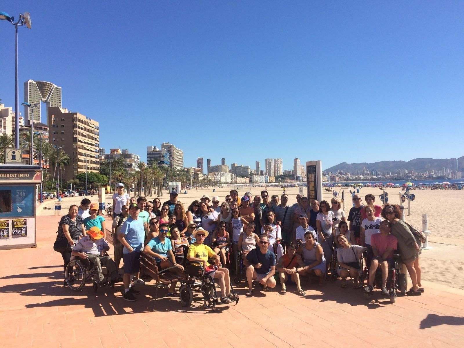 Participantes en los programas de turismo inclusivo, el año pasado.