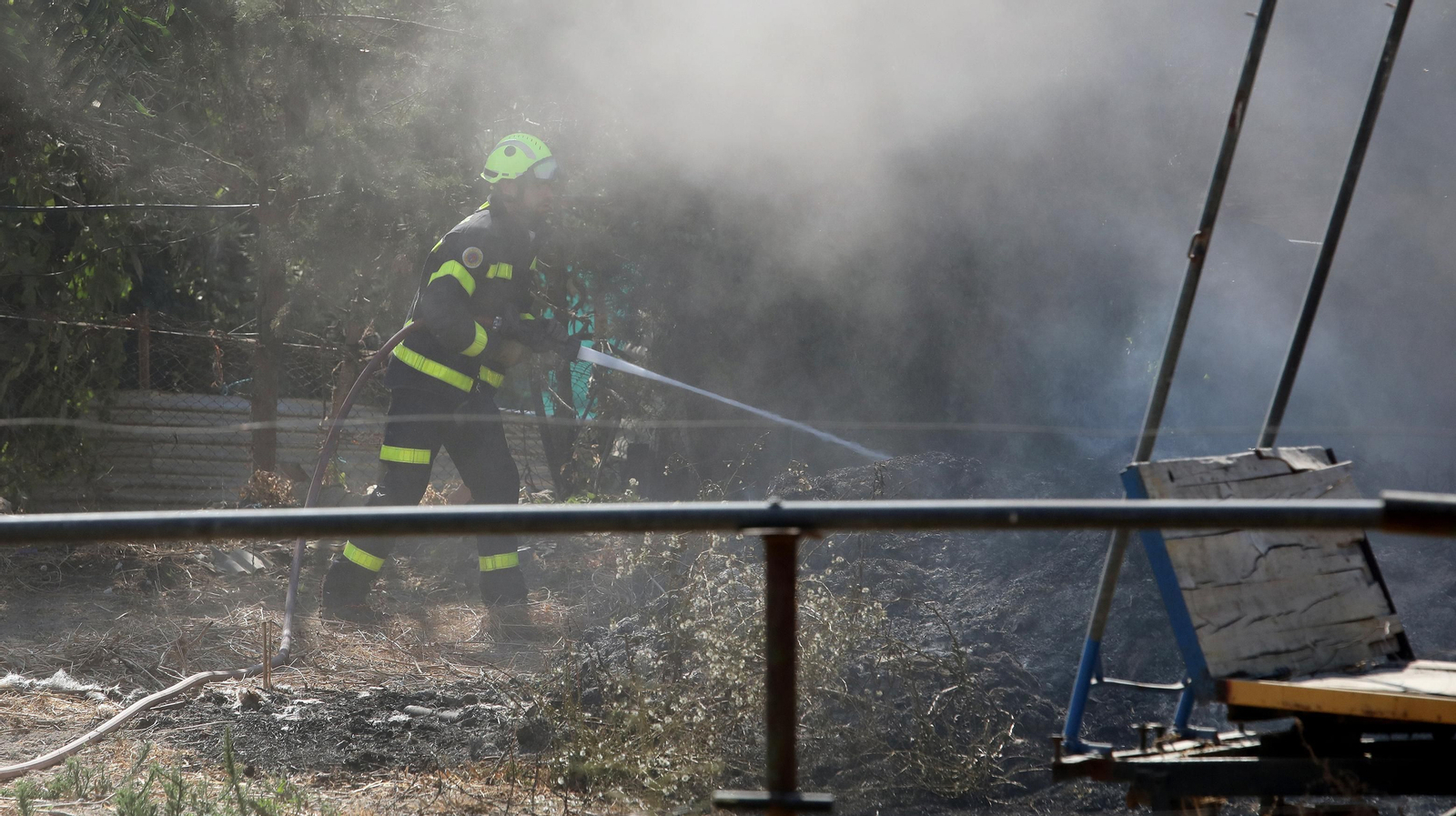 Imágenes de las zonas afectadas por el grave incendio en Jerez