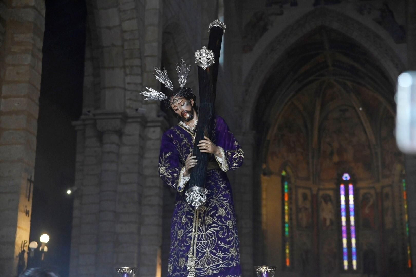 El vía crucis extraordinario del Señor del Calvario de Córdoba, en imágenes