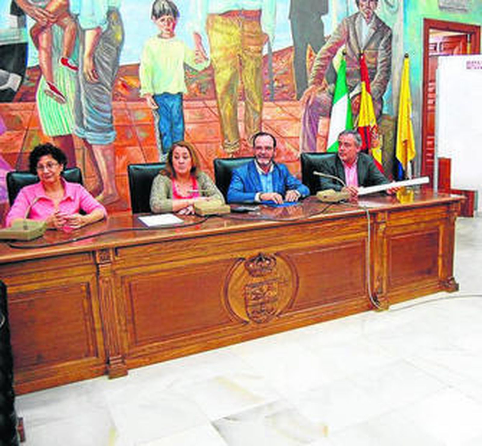 Presentación del proyecto ayer en el Ayuntamiento de Rincón.