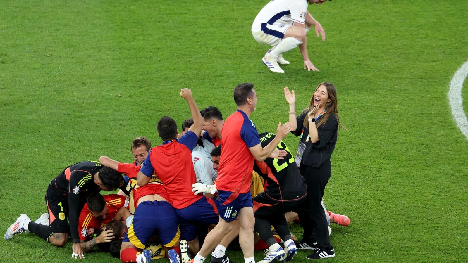 Las mejores fotos del título de España ante Inglaterra