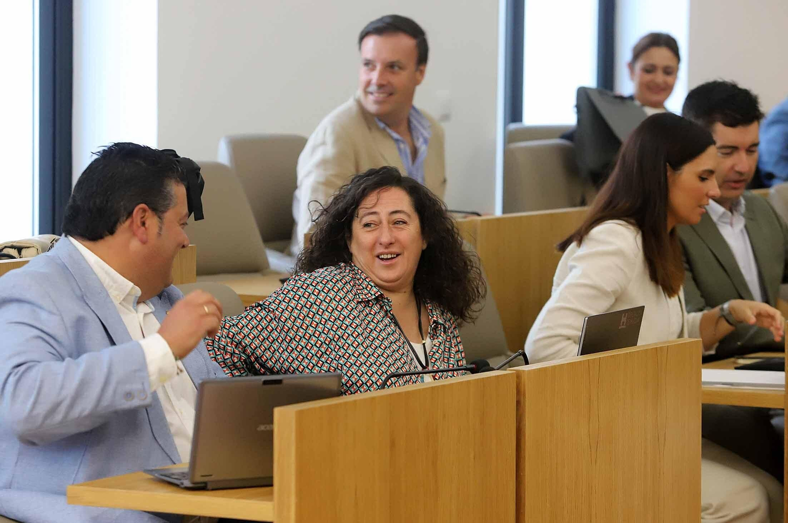 Imágenes del pleno extraordinario celebrado en la Diputación de Huelva