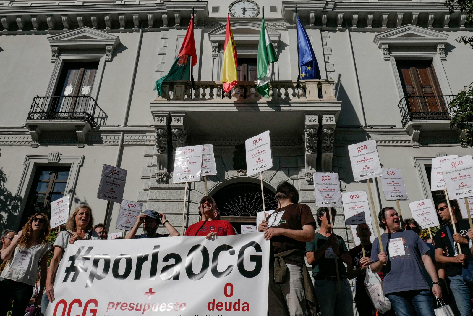 Imágenes de la protesta de la OGC Imágenes de la protesta de la OGC