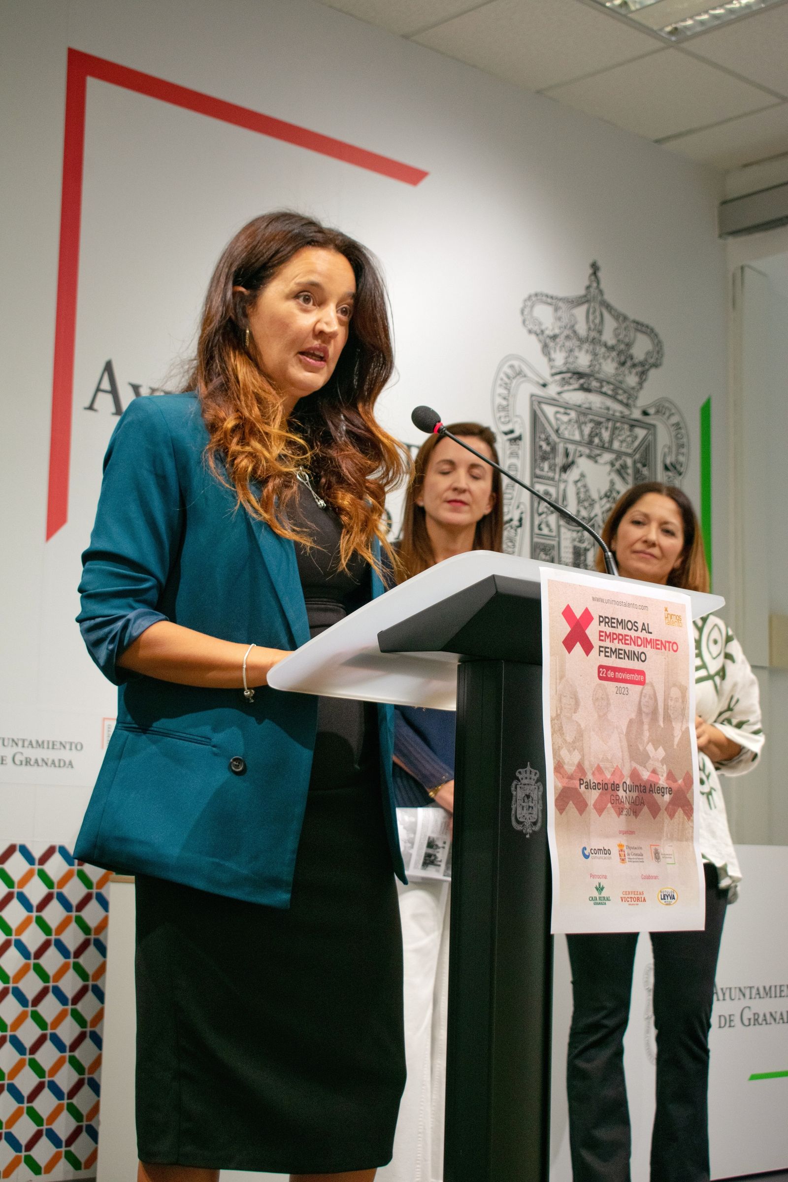 María José Segura durante la presentación de los Premios de Emprendimiento Femenino.