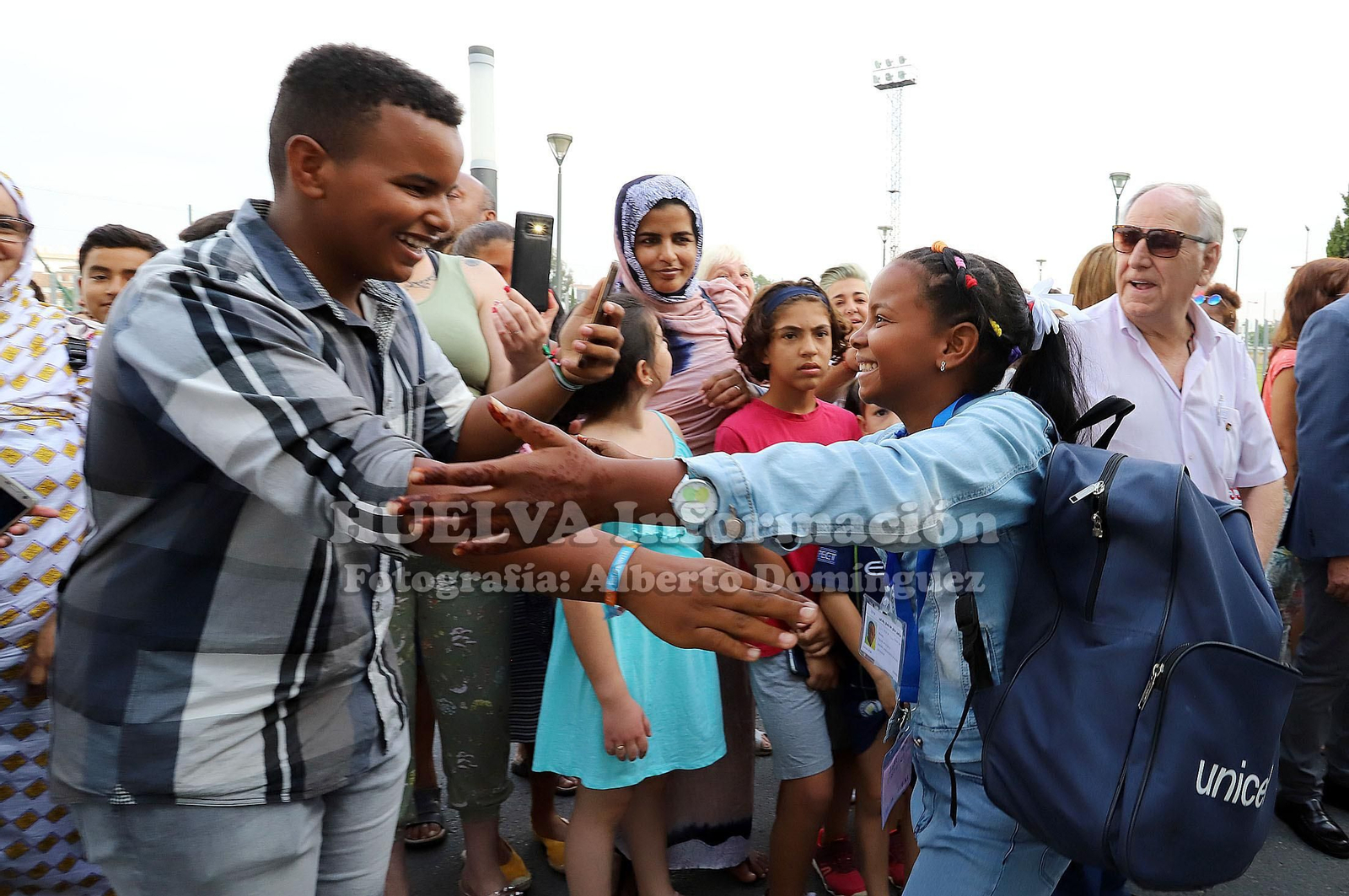 Imágenes de la llegada de los niños saharauis