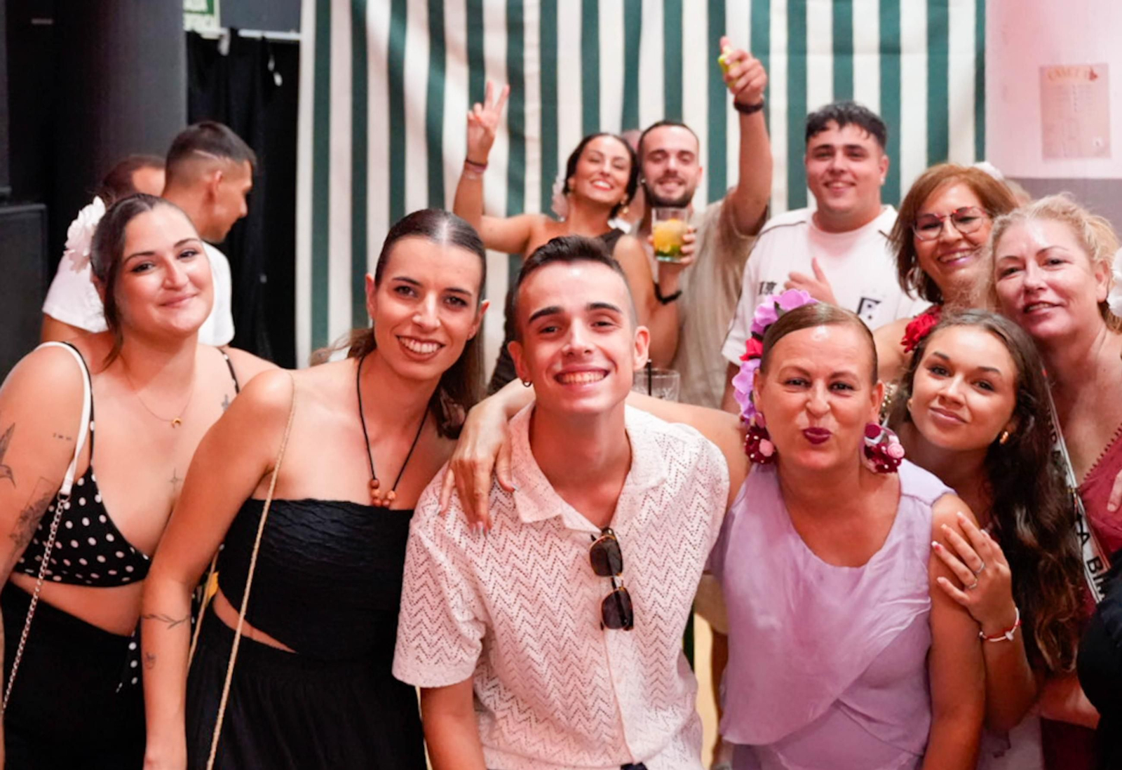 Disfrutando de la feria del mediodía en la jornada del jueves