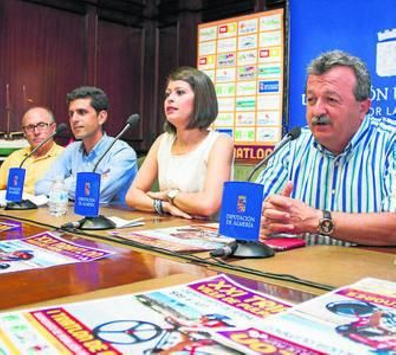 Presentación en la mañana de ayer de la prueba en Diputación.