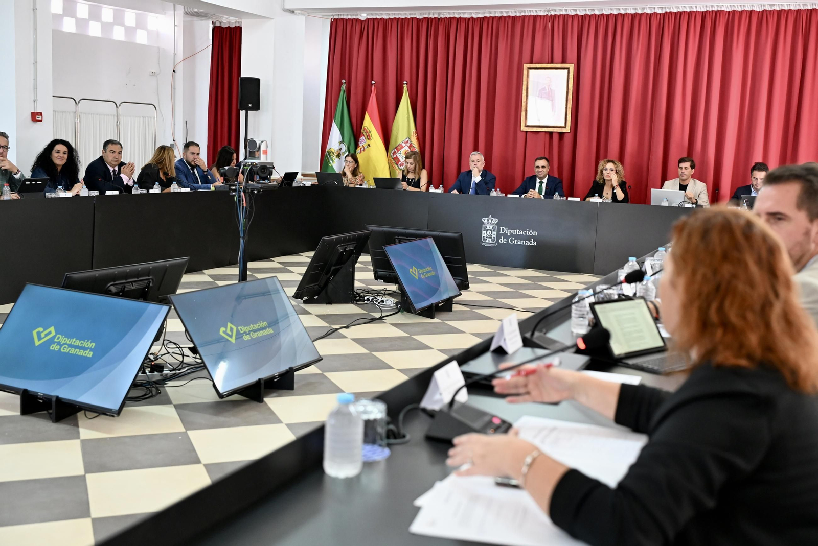 Pleno extraordinario de la Diputación de Granada celebrado en Chite