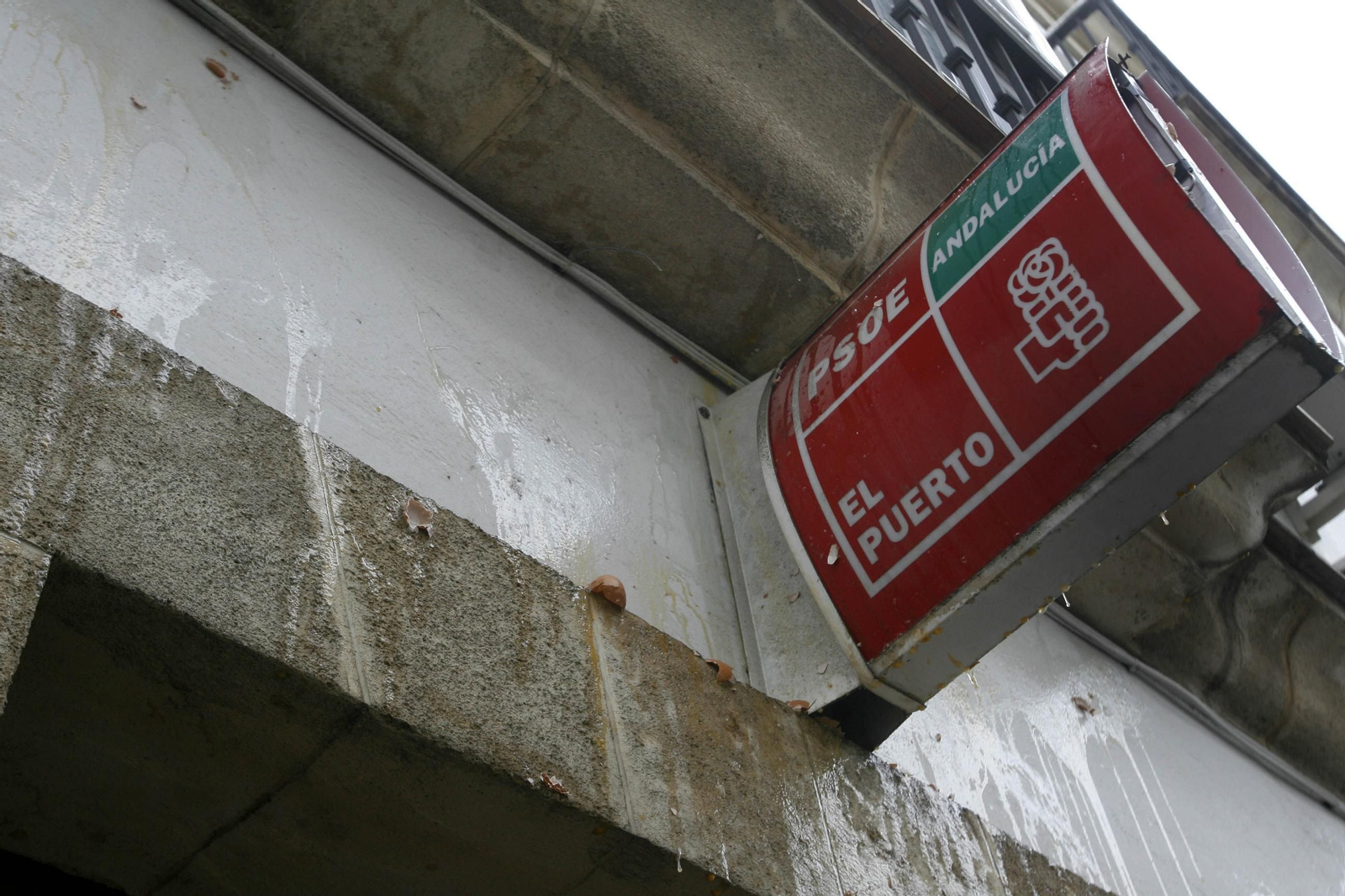 La sede de los socialistas portuenses, en la calle Ximénez Sandoval.