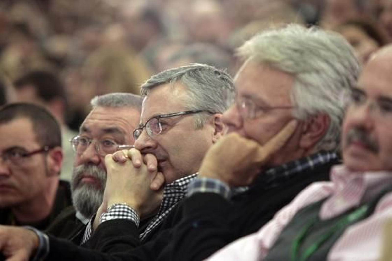 De izquierda a derecha, Méndez, Blanco, González y Zarrías. / Juan Carlos Muñoz