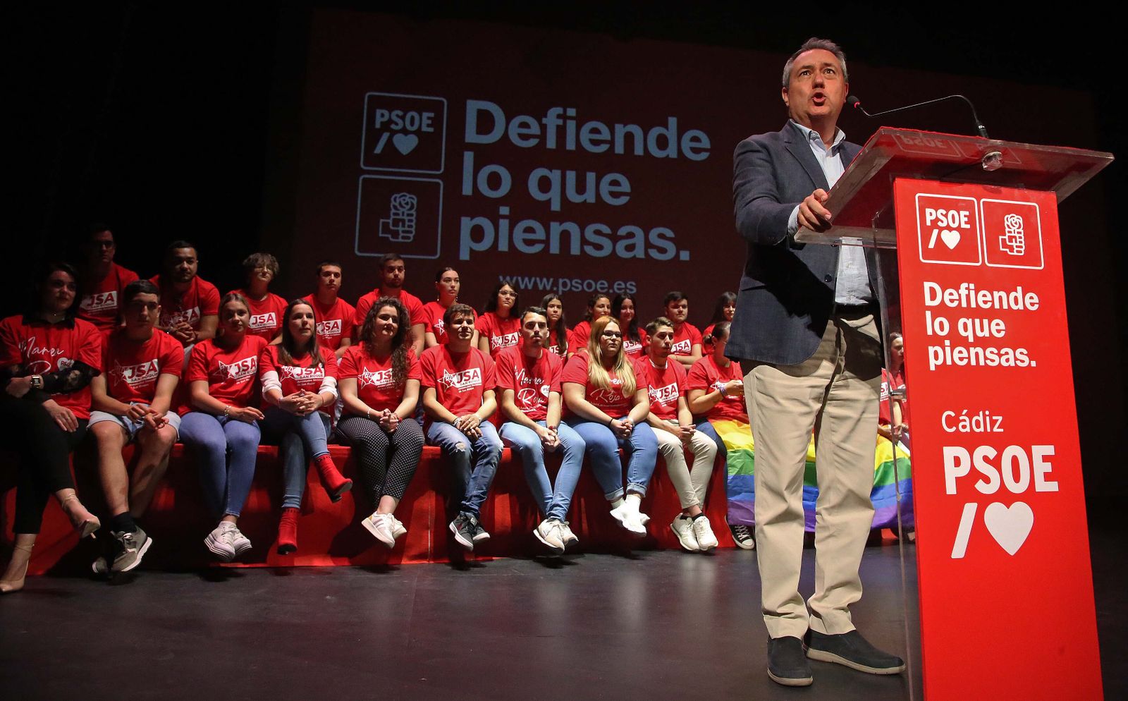 Fotos de la presentación de Juan Carlos Ruiz Boix como candidato a la Alcaldía de San Roque