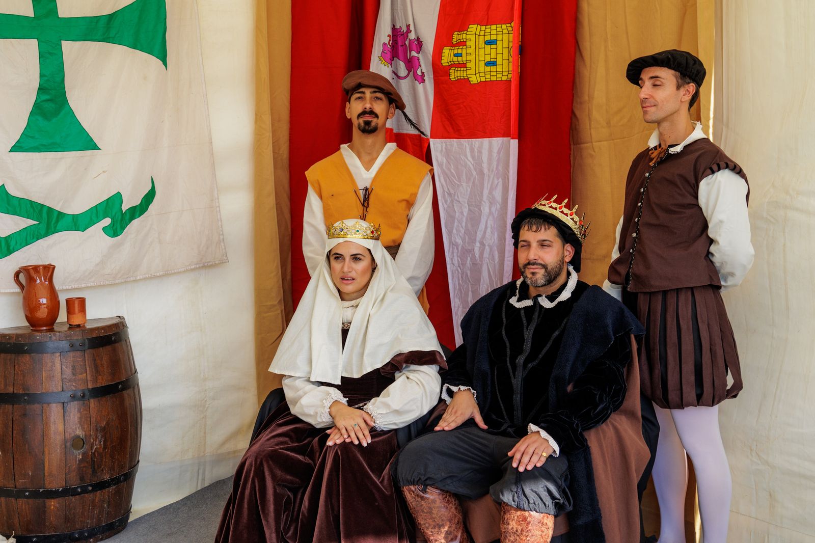 Las imágenes del Muelle de las Carabelas este 12 de octubre