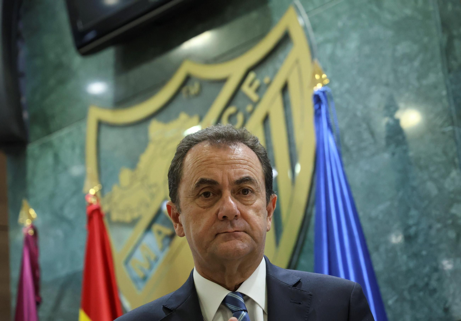 José María Muñoz, en La Rosaleda José María Muñoz, en La Rosaleda