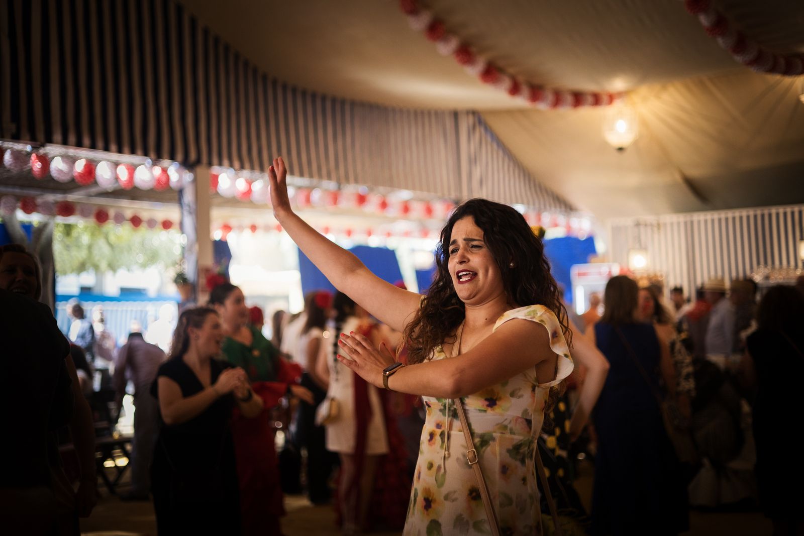 Calor y ambiente en el último día de la Feria de Jerez