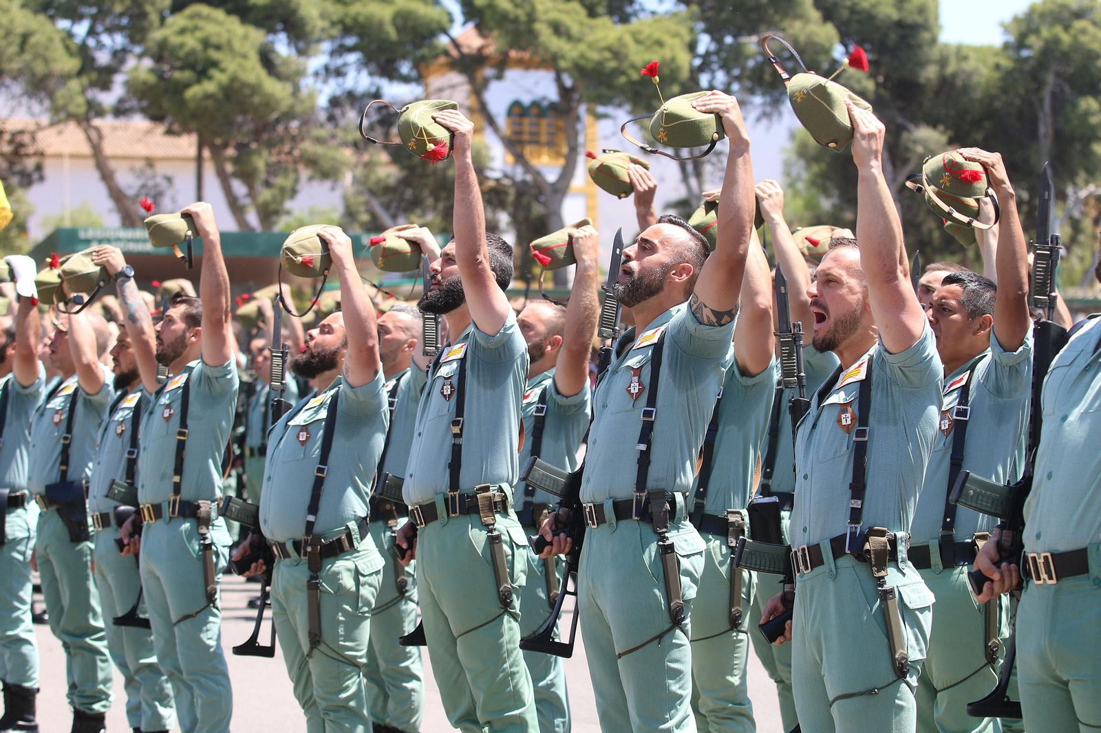 Fotogalería del desfile del Sábado Legionario DIFAS 2022